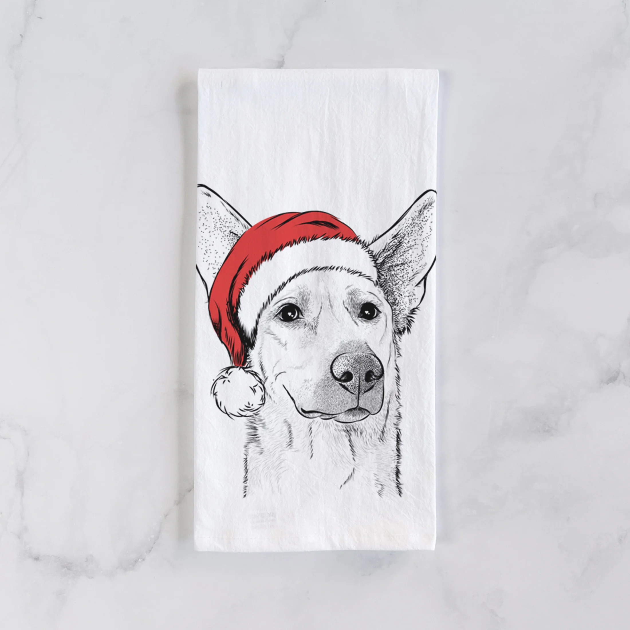 Ember the Shepherd Mix Tea Towel - Image 2