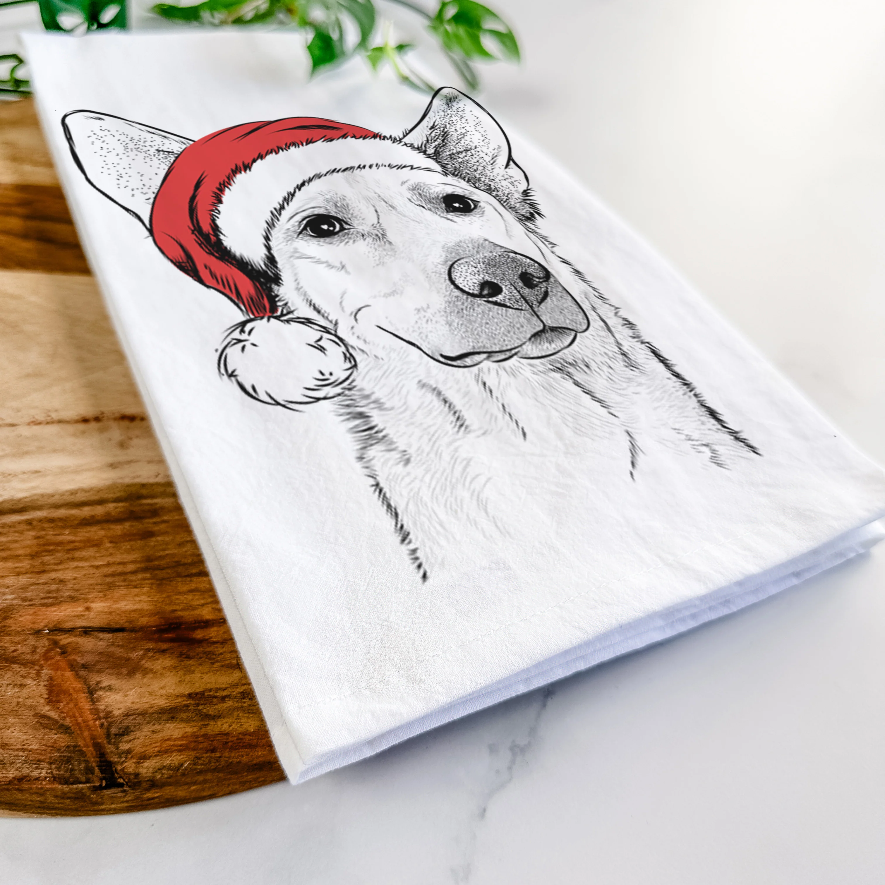 Ember the Shepherd Mix Tea Towel - Image 9