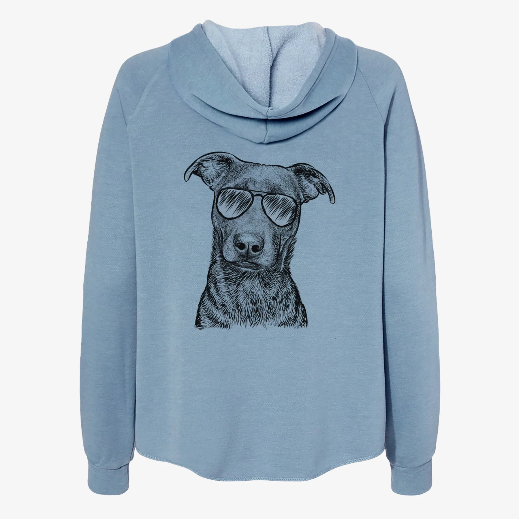 Embyr the Mixed Breed - Women's Cali Wave Zip-Up Sweatshirt - Image 9