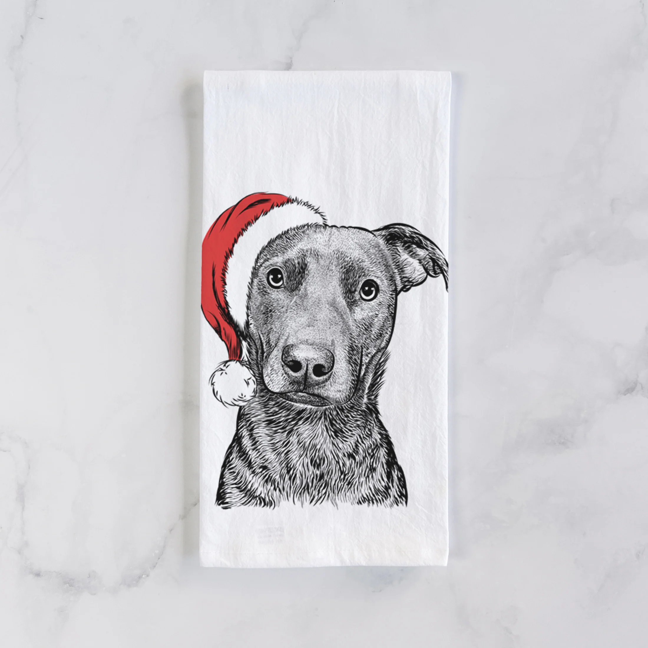 Embyr the Mixed Breed Tea Towel - Image 2