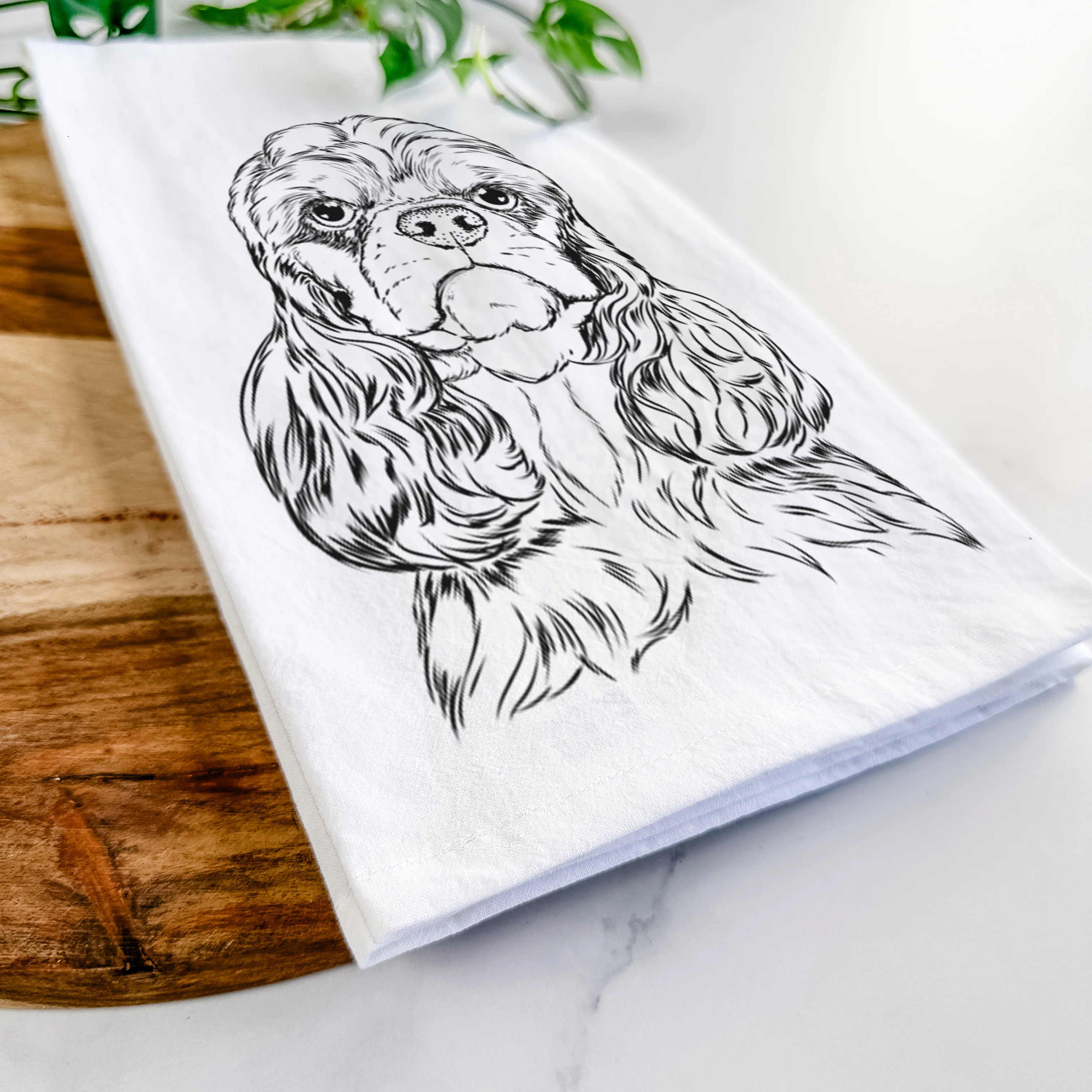 Emma the Cocker Spaniel Tea Towel - Image 5