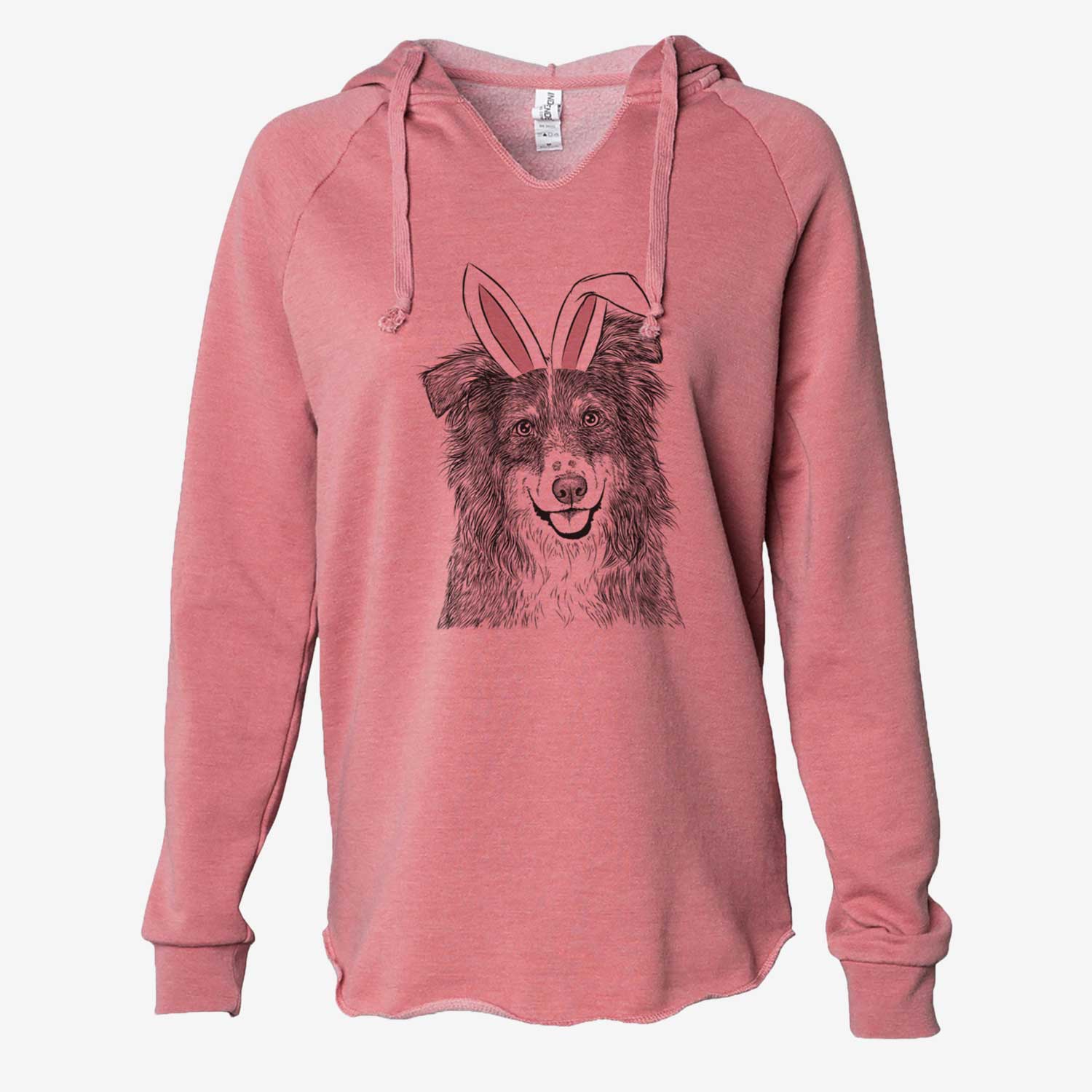 Easter Aushe the Australian Shepherd - Cali Wave Hooded Sweatshirt - Image 6