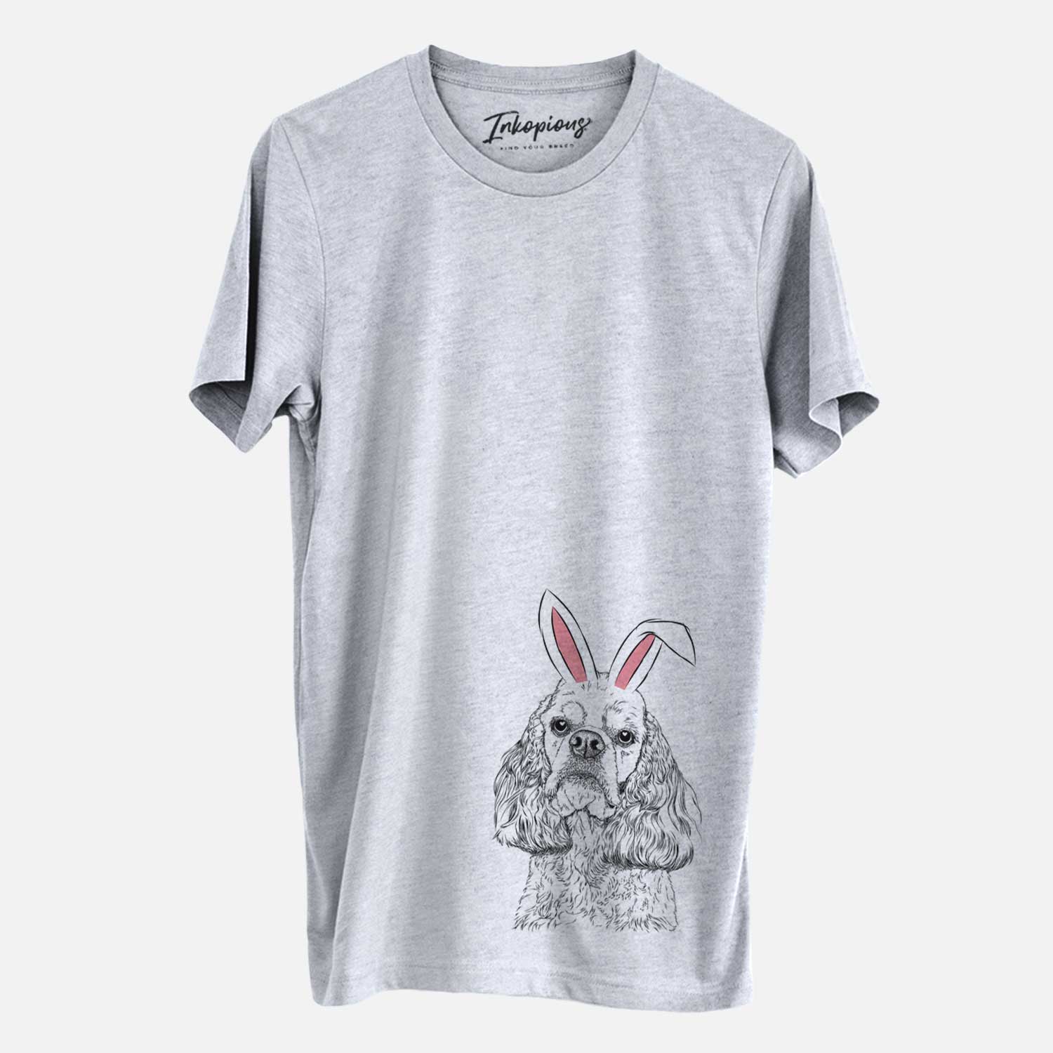 Easter Bailey the American Cocker Spaniel - Unisex Crewneck - Image 2