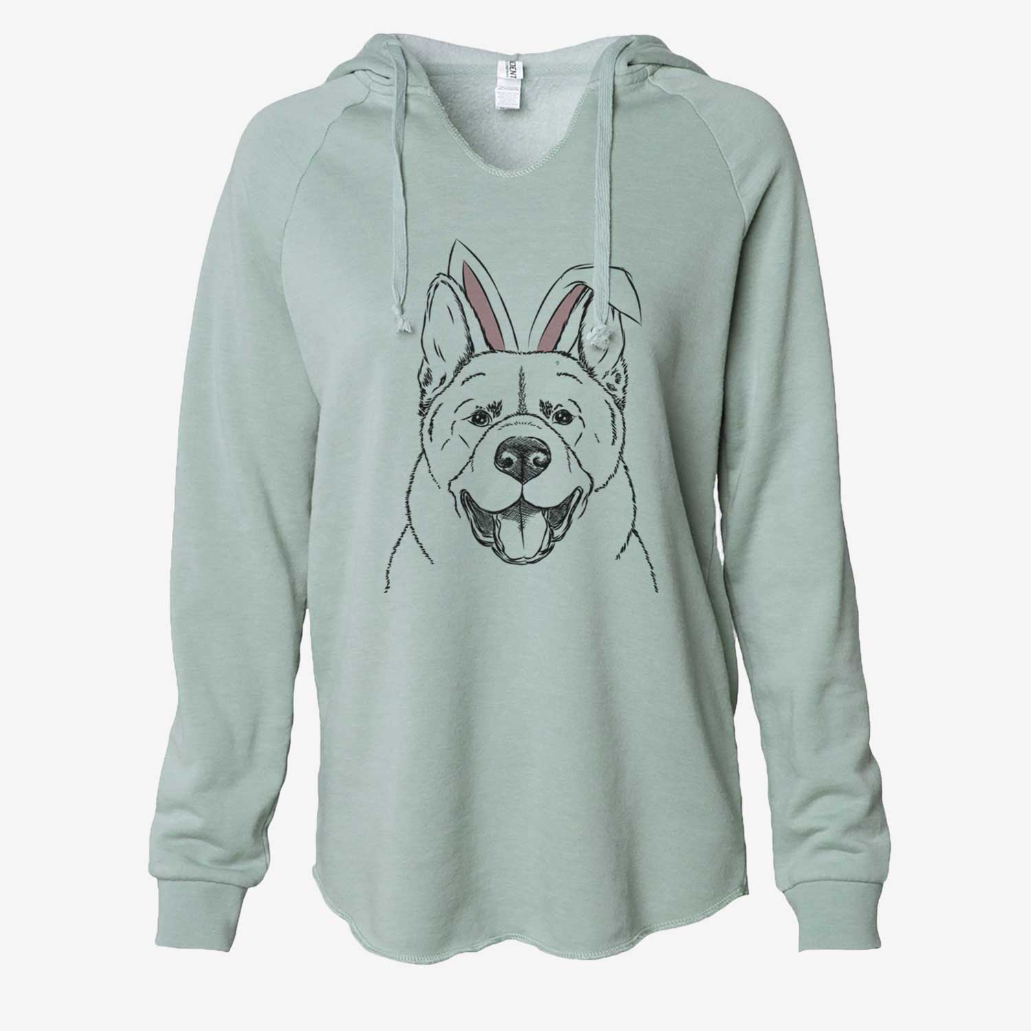 Easter Baku the Akita - Cali Wave Hooded Sweatshirt - Image 7