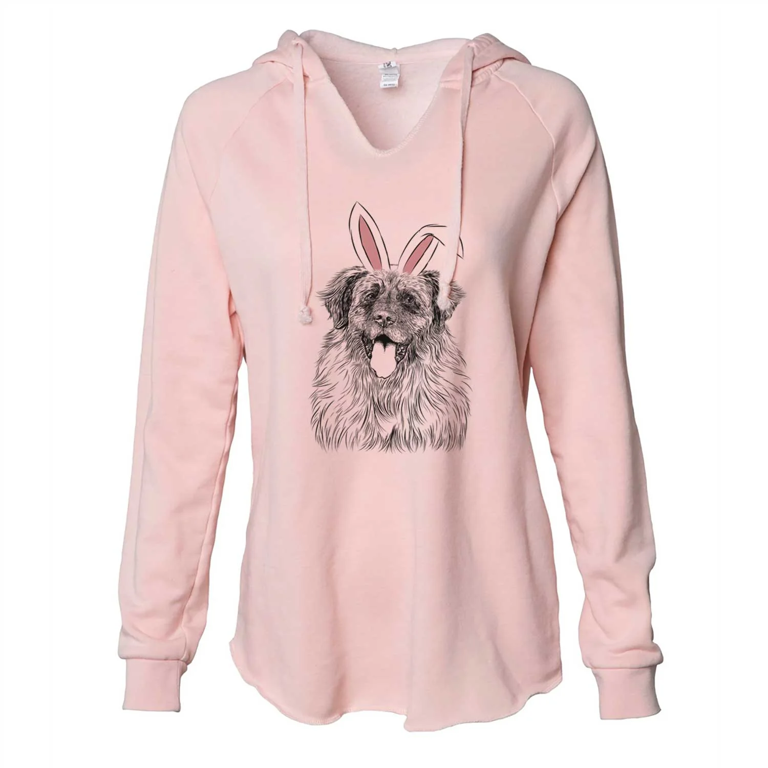 Easter Bamboo the Leonberger - Cali Wave Hooded Sweatshirt - Image 5