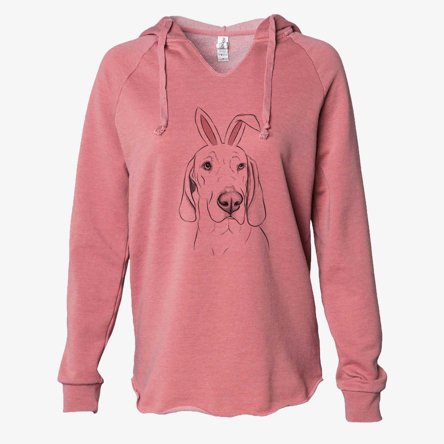 Easter Beauregard the American Redbone Coonhound - Cali Wave Hooded Sweatshirt - Image 6