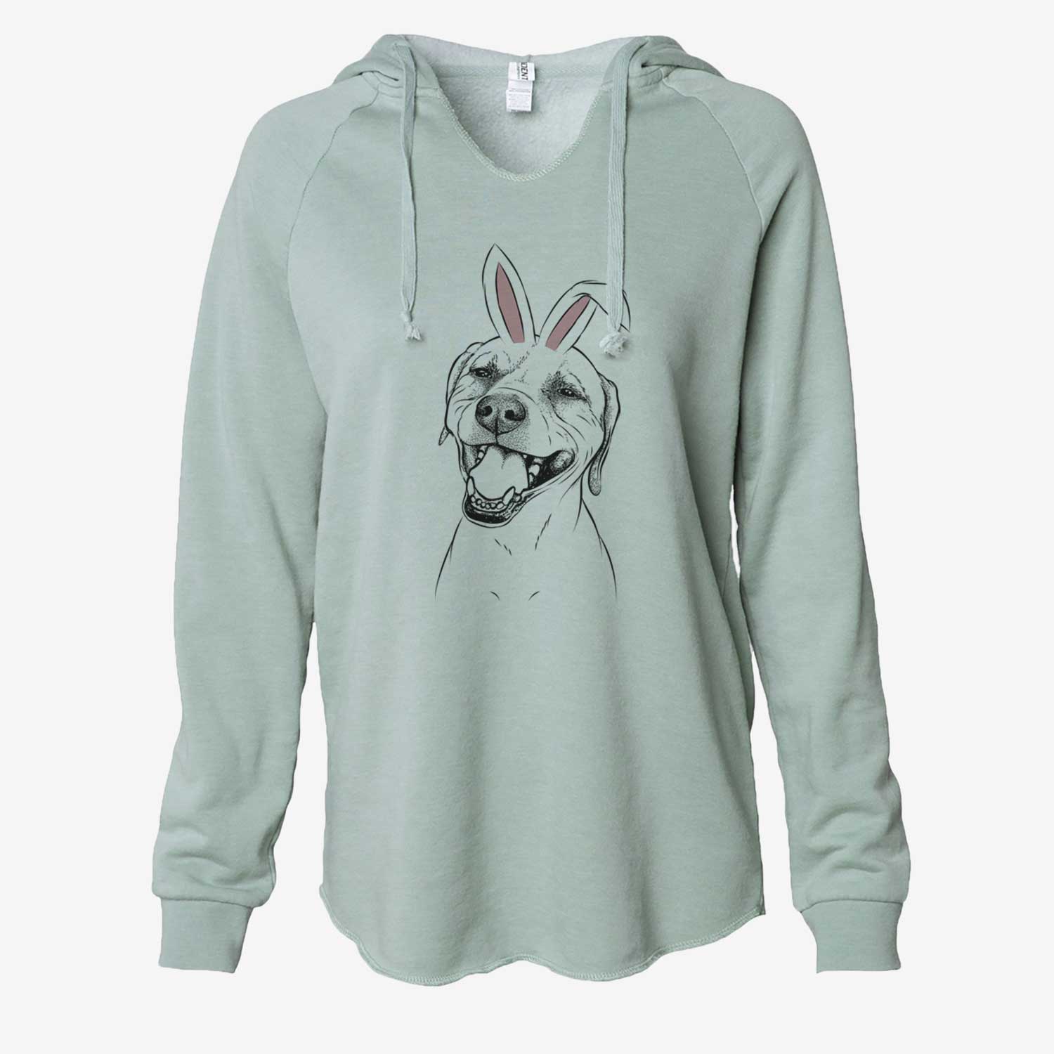 Easter Beemer the Boxer Pitbull Terrier Mix - Cali Wave Hooded Sweatshirt - Image 7