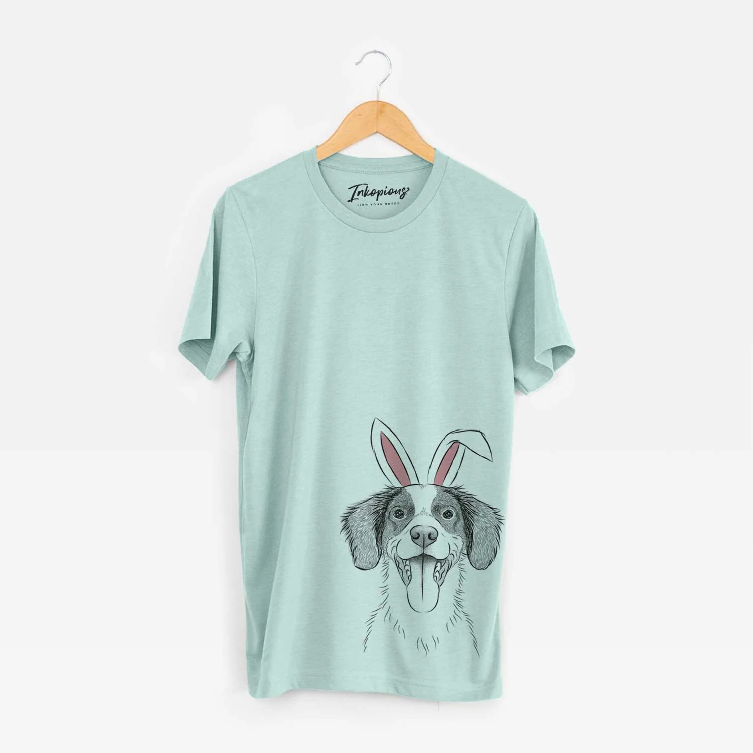 Easter Birdie the Brittany - Unisex Crewneck - Image 5