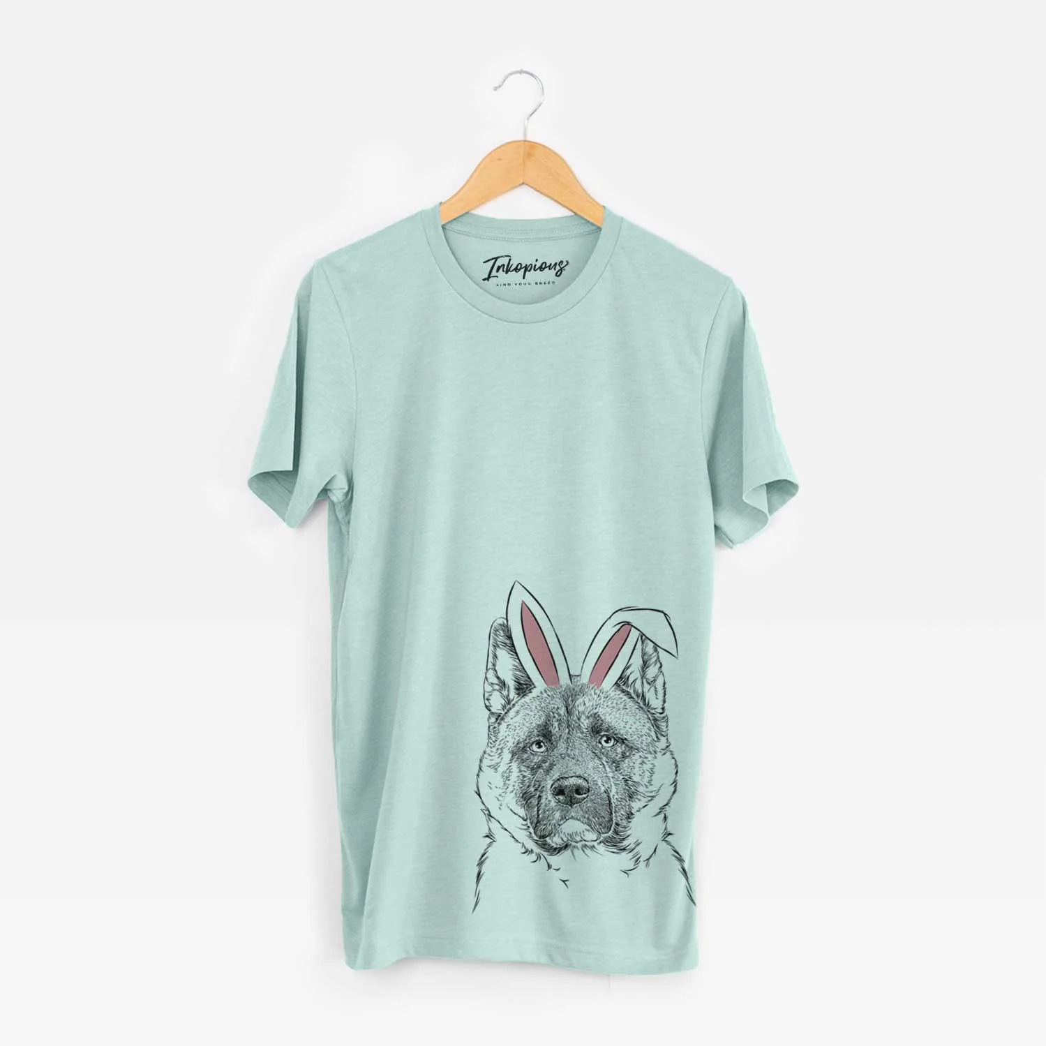 Easter Bo the American Akita - Unisex Crewneck - Image 5