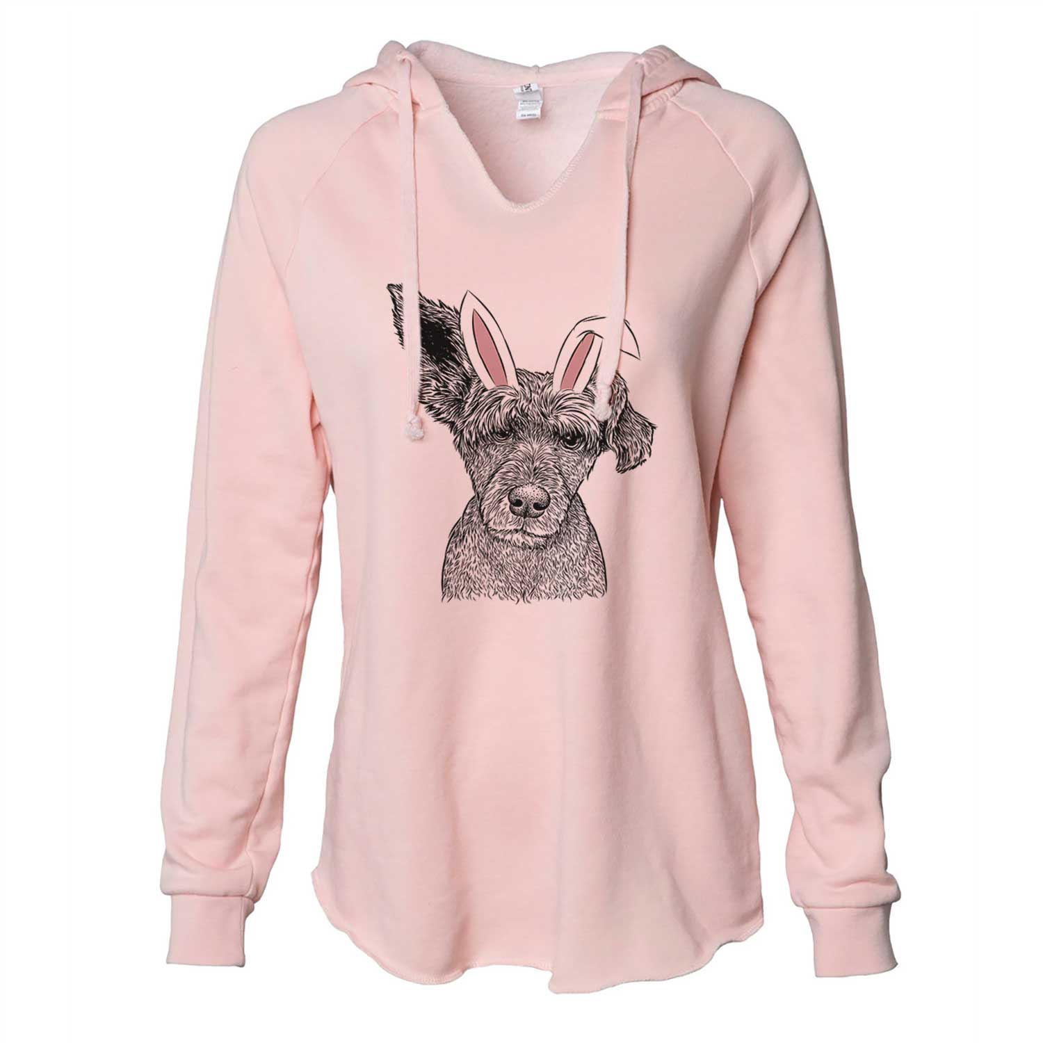 Easter Boodles the Schnauzer Mix - Cali Wave Hooded Sweatshirt - Image 5