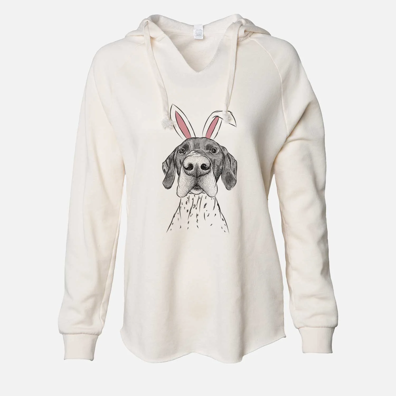 Easter Booze the German Shorthaired Pointer - Cali Wave Hooded Sweatshirt