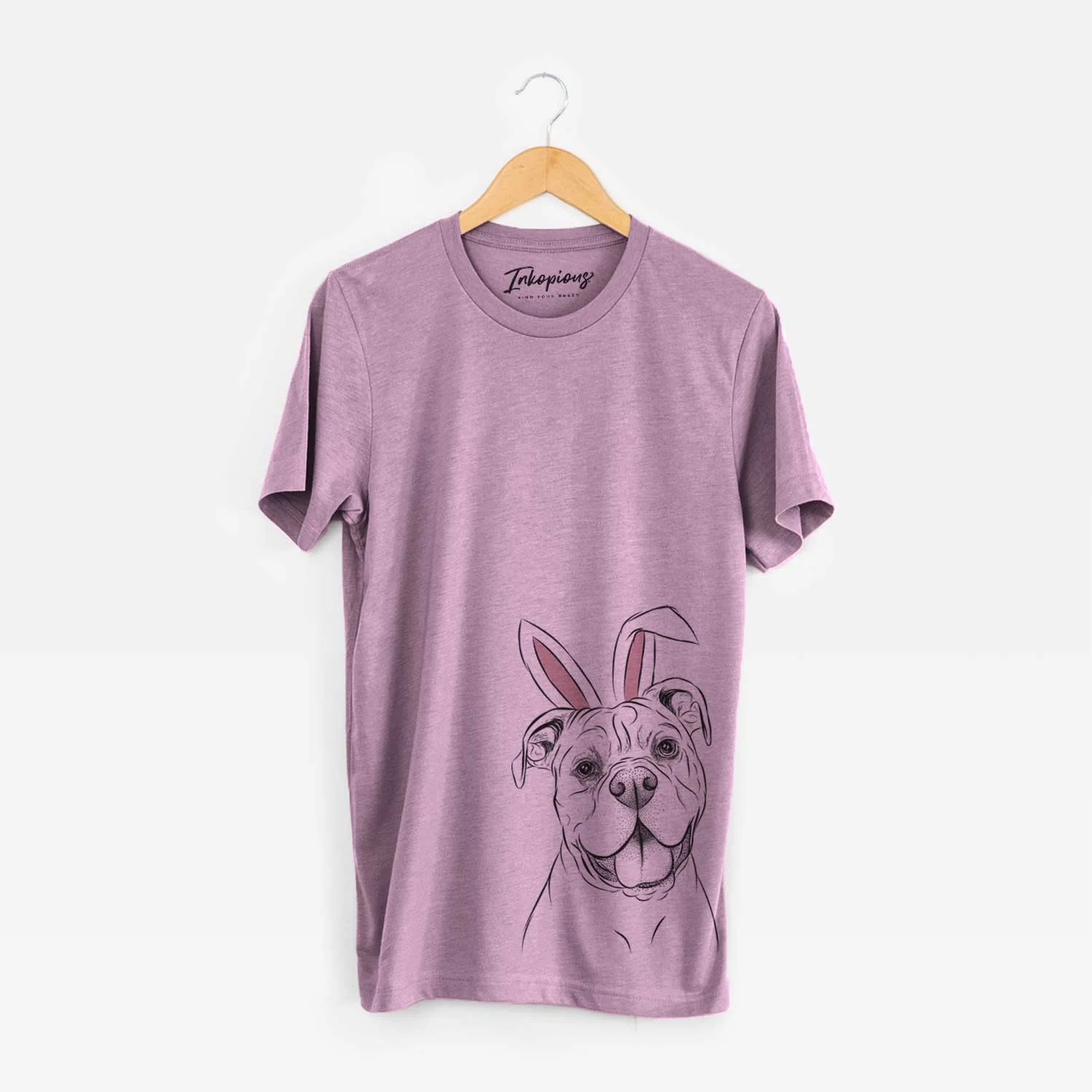 Easter Bravo the Bulldog Mix - Unisex Crewneck - Image 4