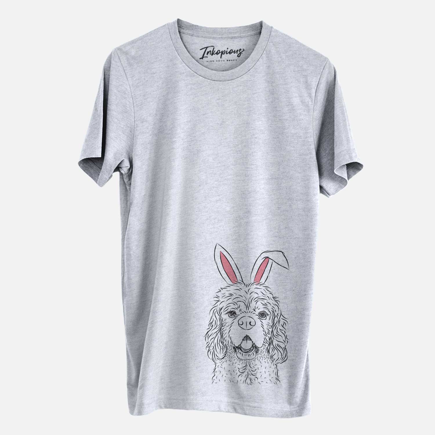 Easter Casey the American Cocker Spaniel - Unisex Crewneck - Image 2