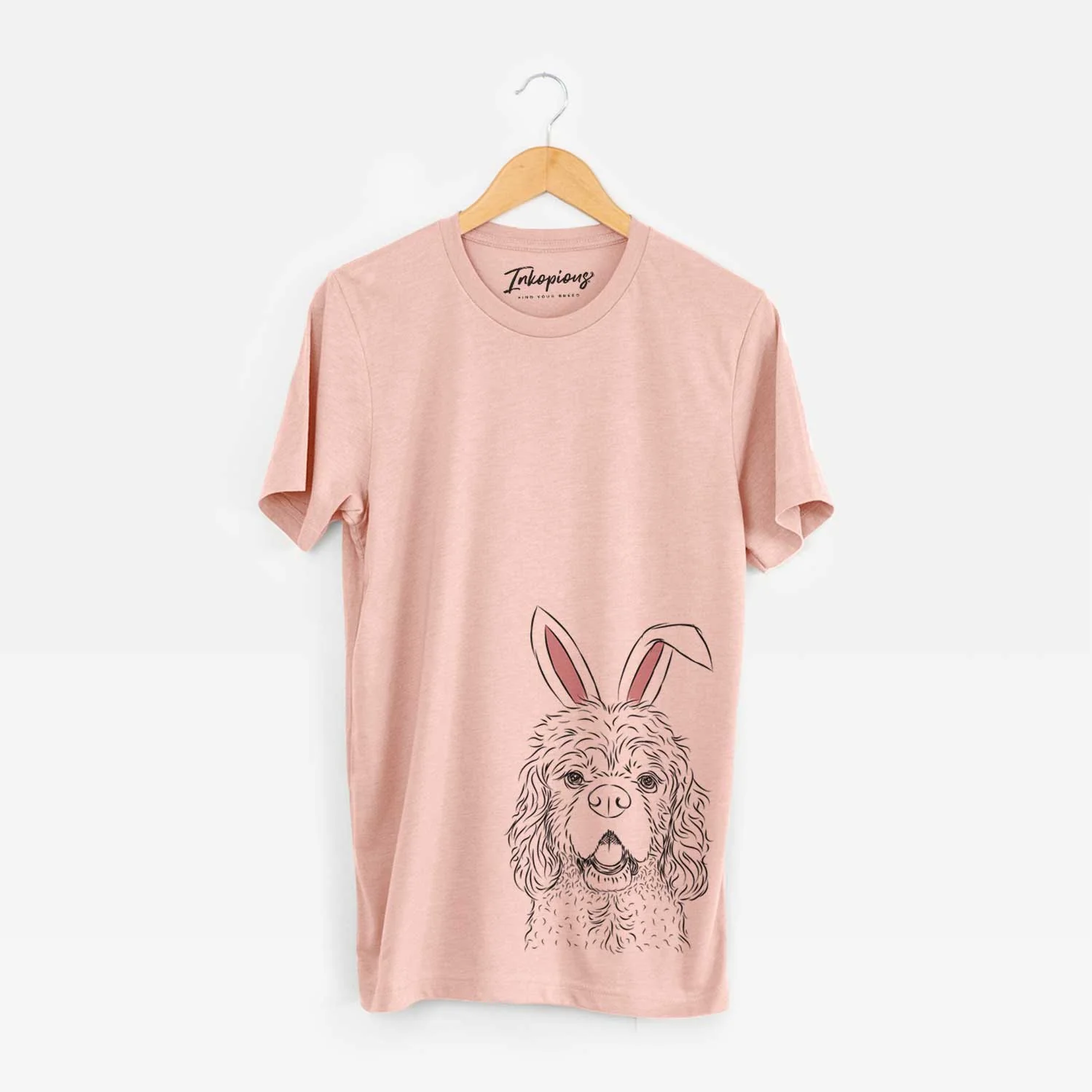 Easter Casey the American Cocker Spaniel - Unisex Crewneck - Image 3