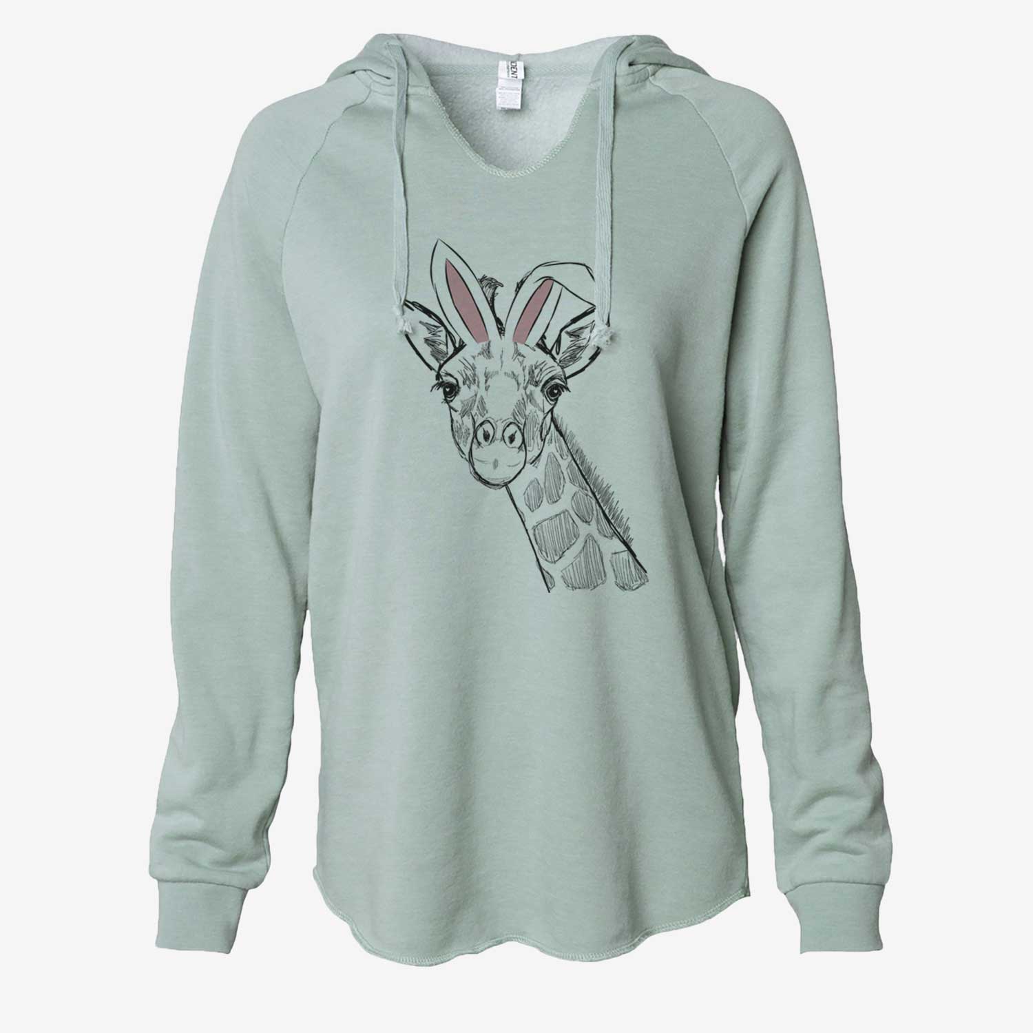 Easter Cedrick the Giraffe - Cali Wave Hooded Sweatshirt - Image 7