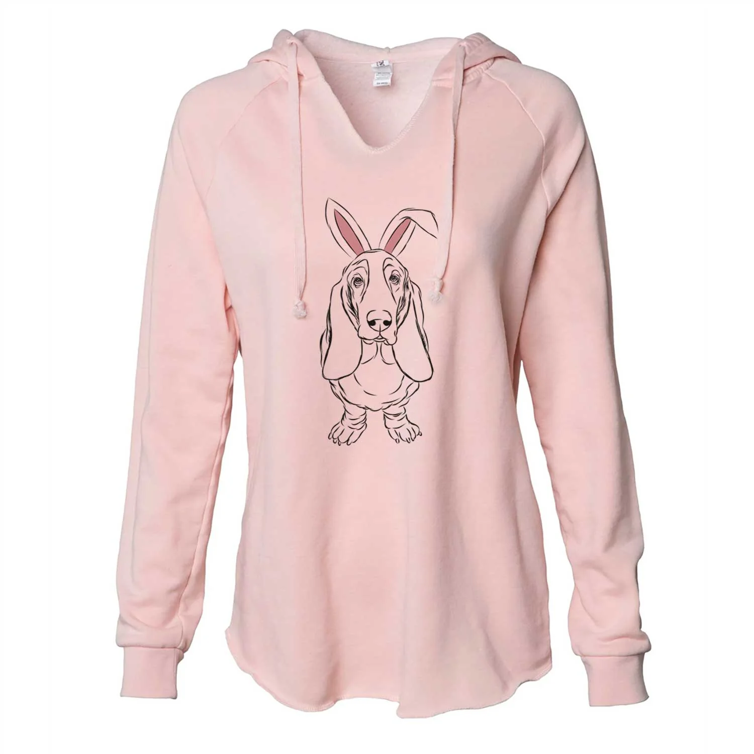 Easter Charlie the Basset Hound - Cali Wave Hooded Sweatshirt - Image 5