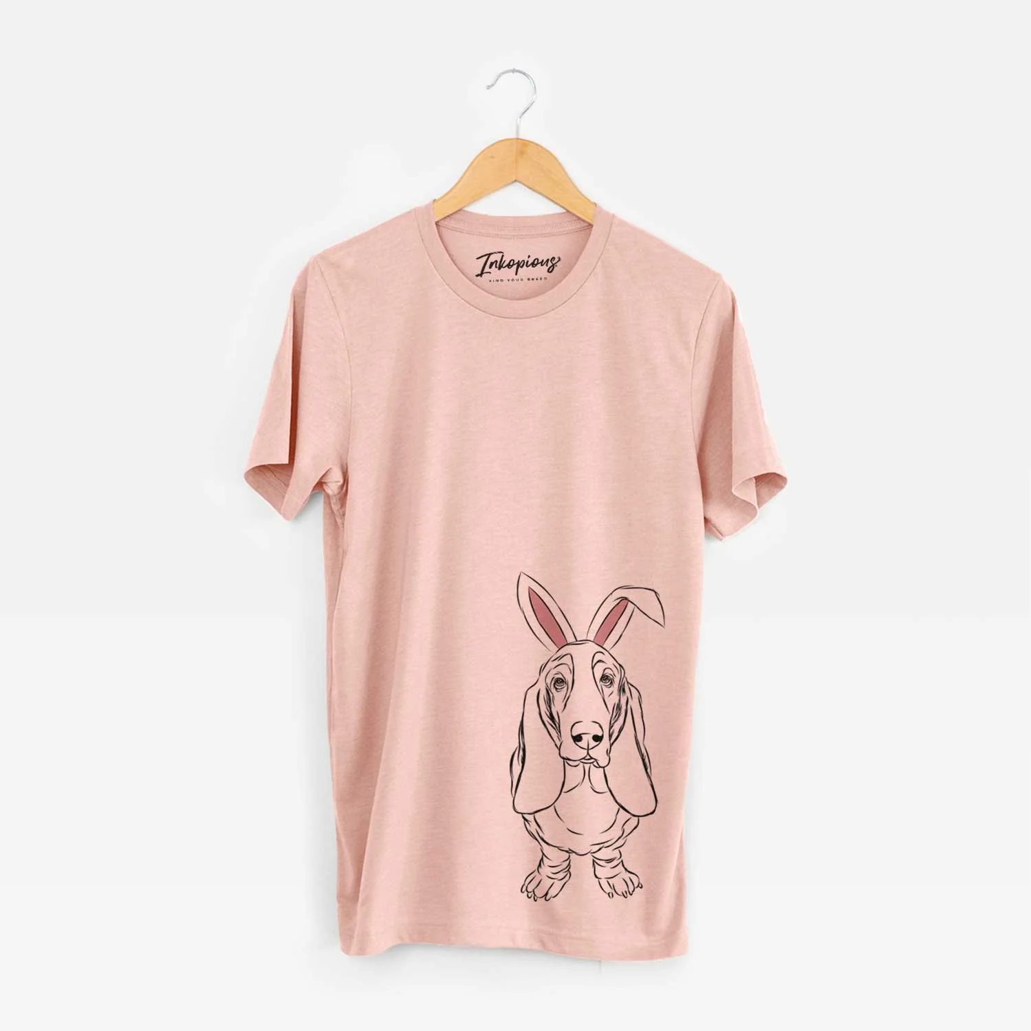 Easter Charlie the Basset Hound - Unisex Crewneck - Image 3