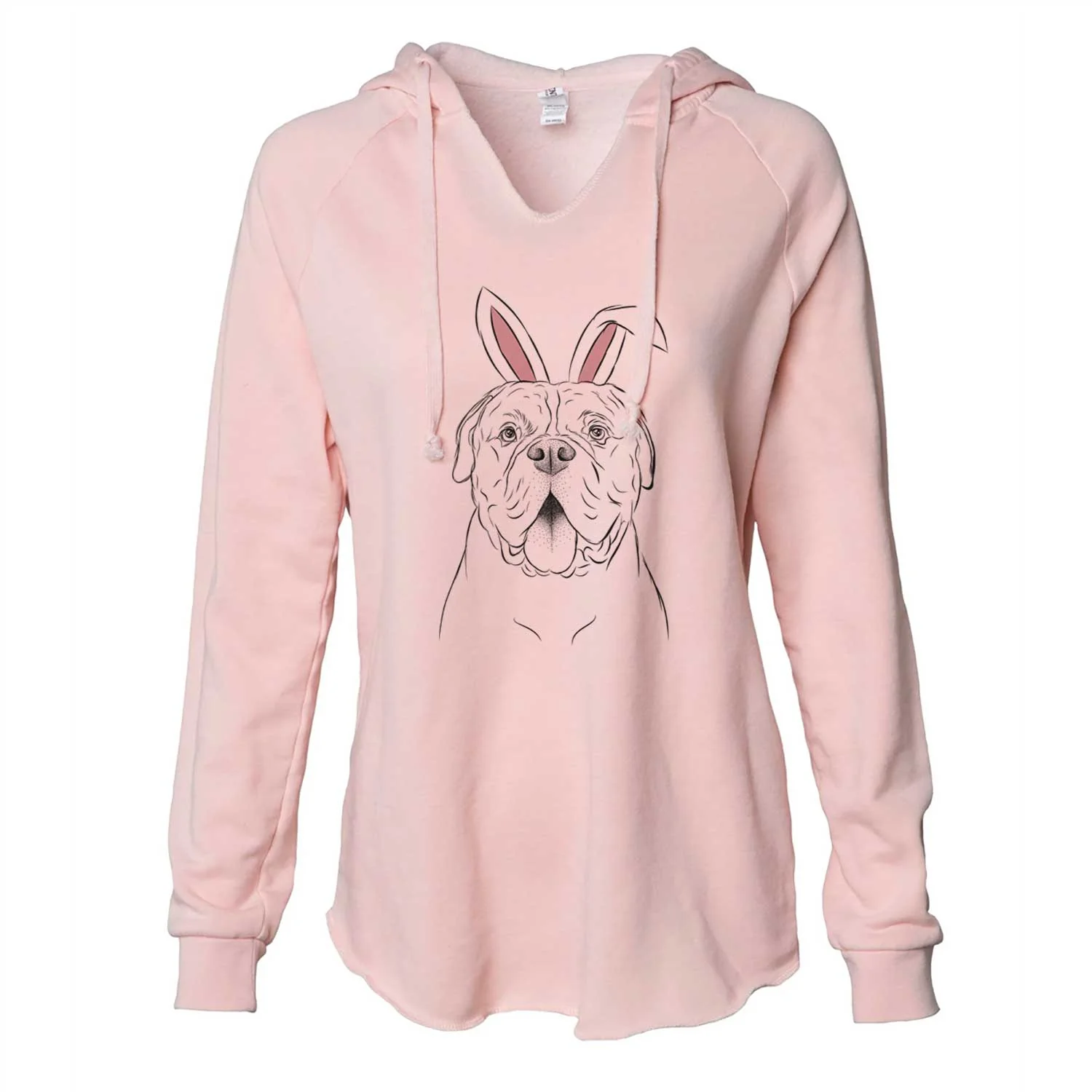Easter Chief the Boxer Bulldog Mix - Cali Wave Hooded Sweatshirt - Image 5
