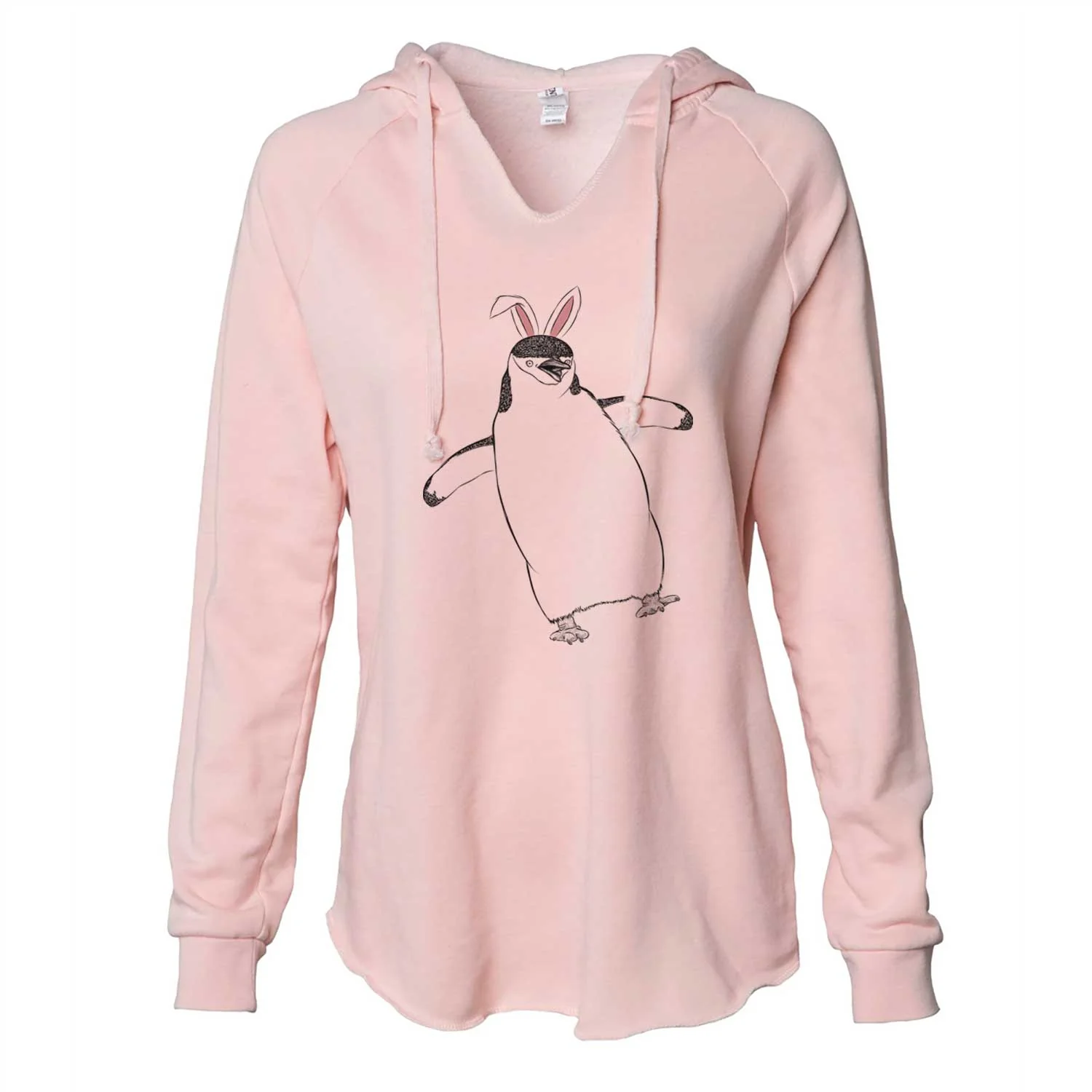 Easter Chive the Chinstrap Penguin - Cali Wave Hooded Sweatshirt - Image 5