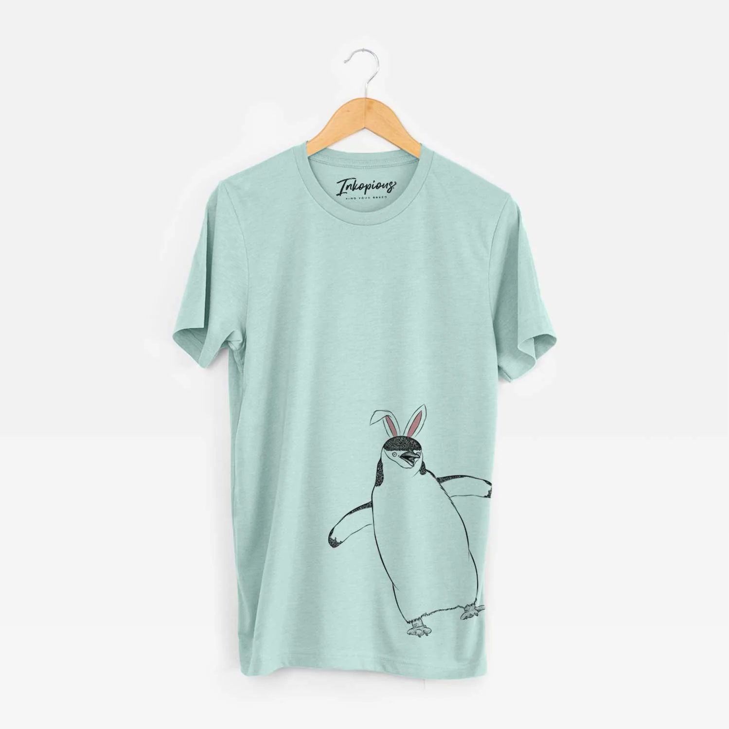 Easter Chive the Chinstrap Penguin - Unisex Crewneck - Image 5