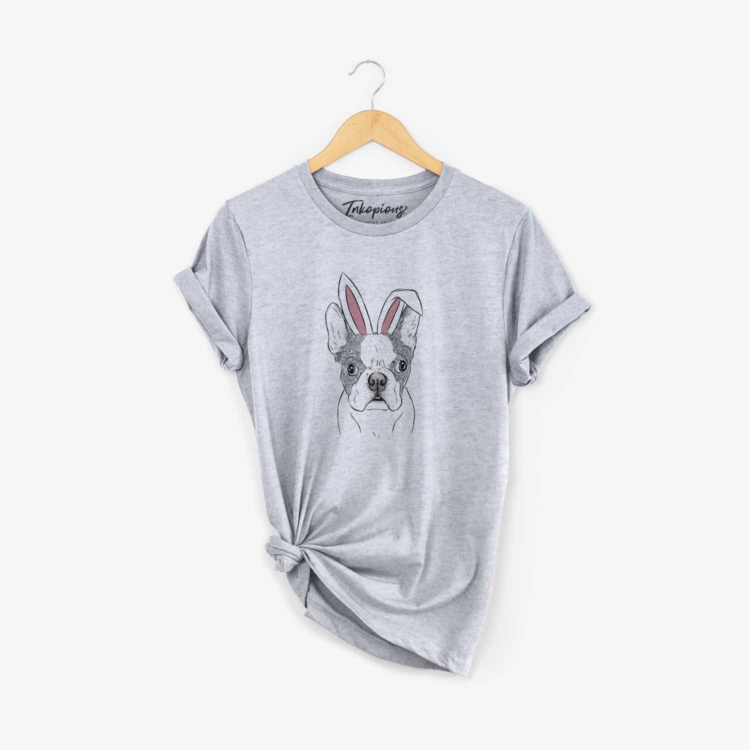 Easter Chocolate Chip the Boston Terrier - Unisex Crewneck - Image 6