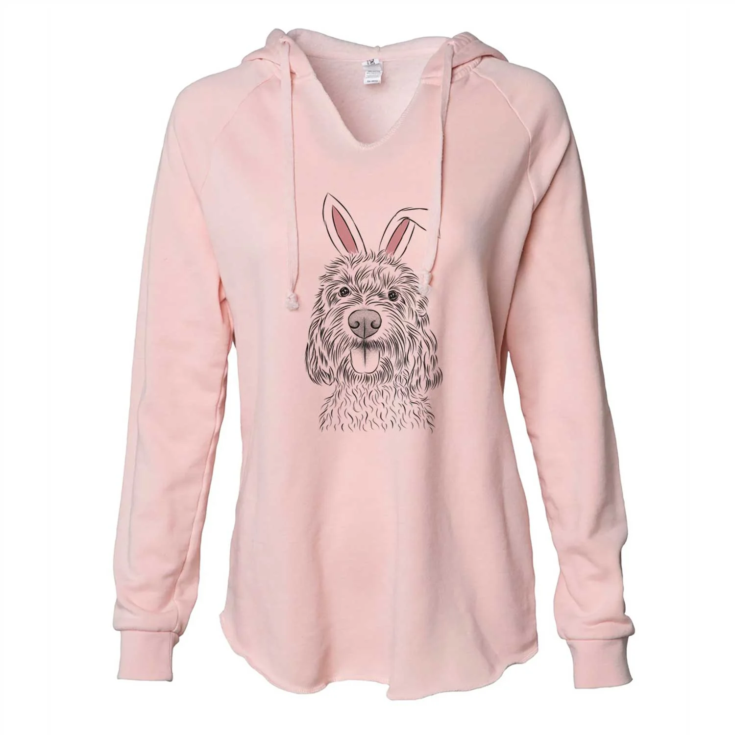 Easter Clover the Cockapoo - Cali Wave Hooded Sweatshirt - Image 5