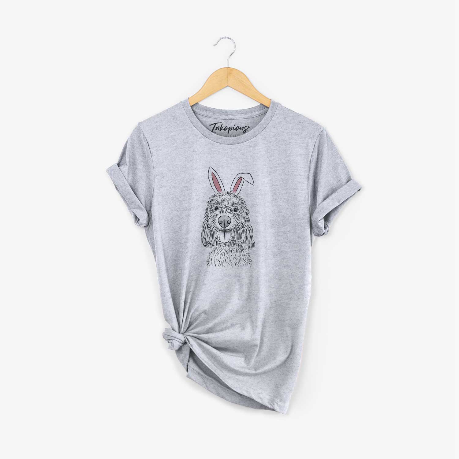 Easter Clover the Cockapoo - Unisex Crewneck - Image 6