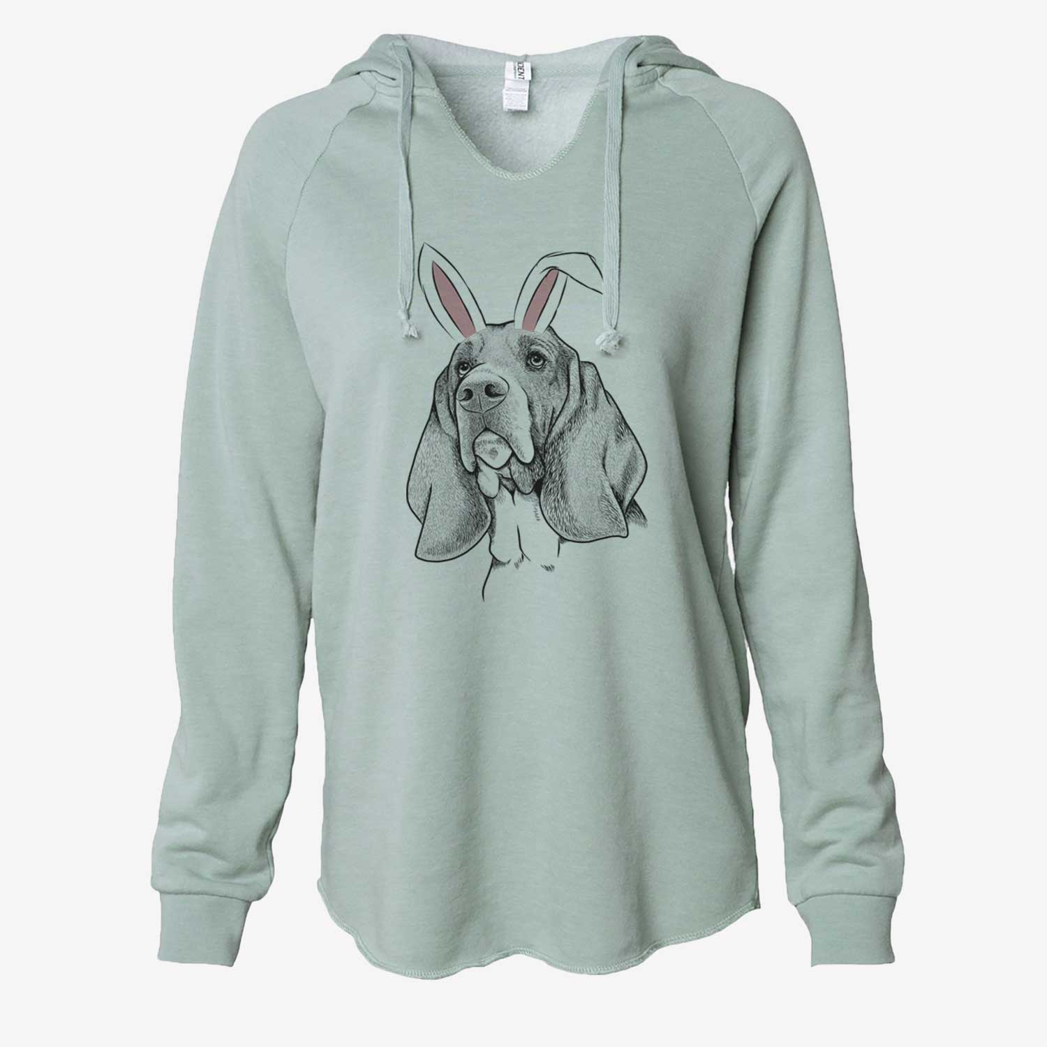 Easter Cooper the Basset Hound - Cali Wave Hooded Sweatshirt - Image 7