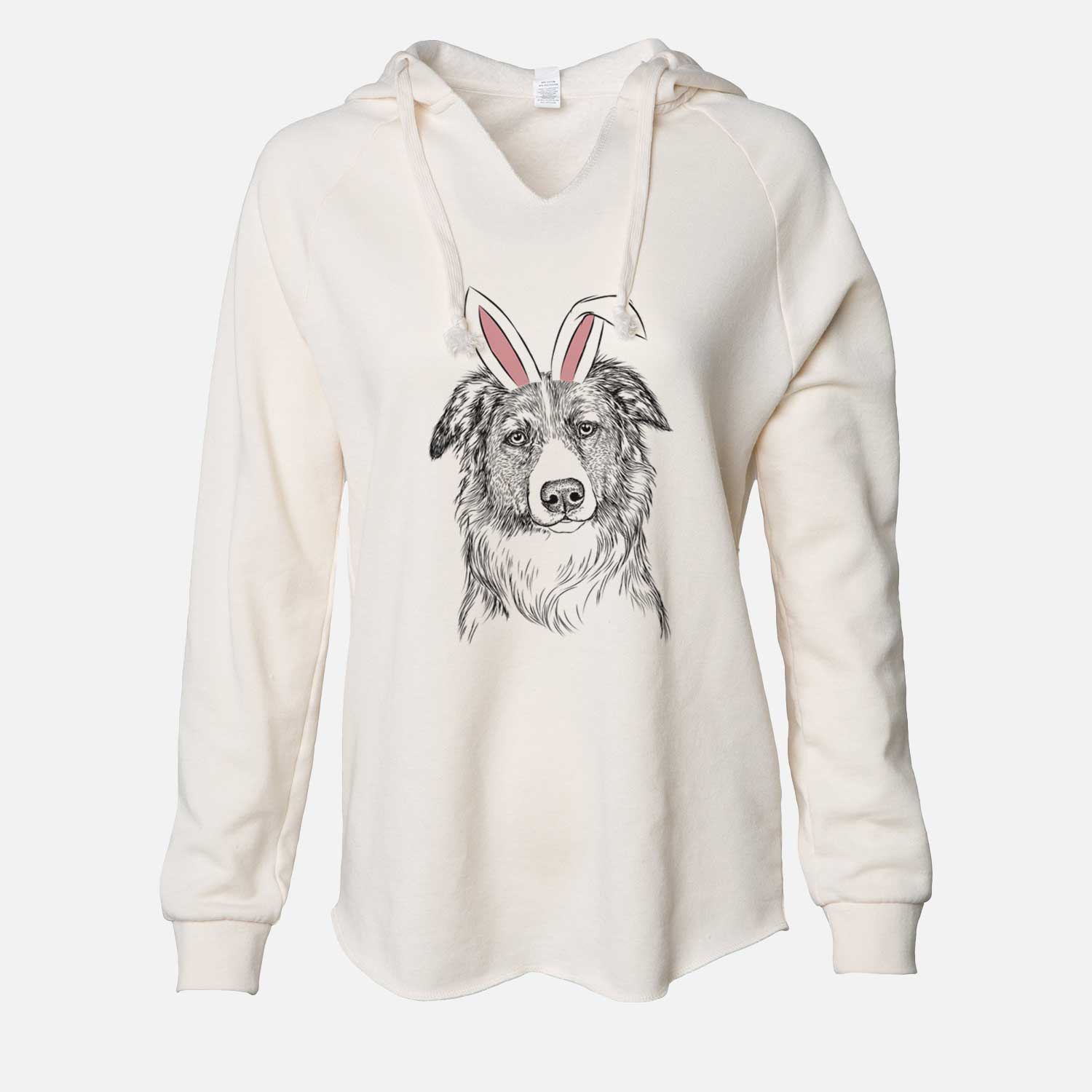 Easter Cynder the English Shepherd - Cali Wave Hooded Sweatshirt