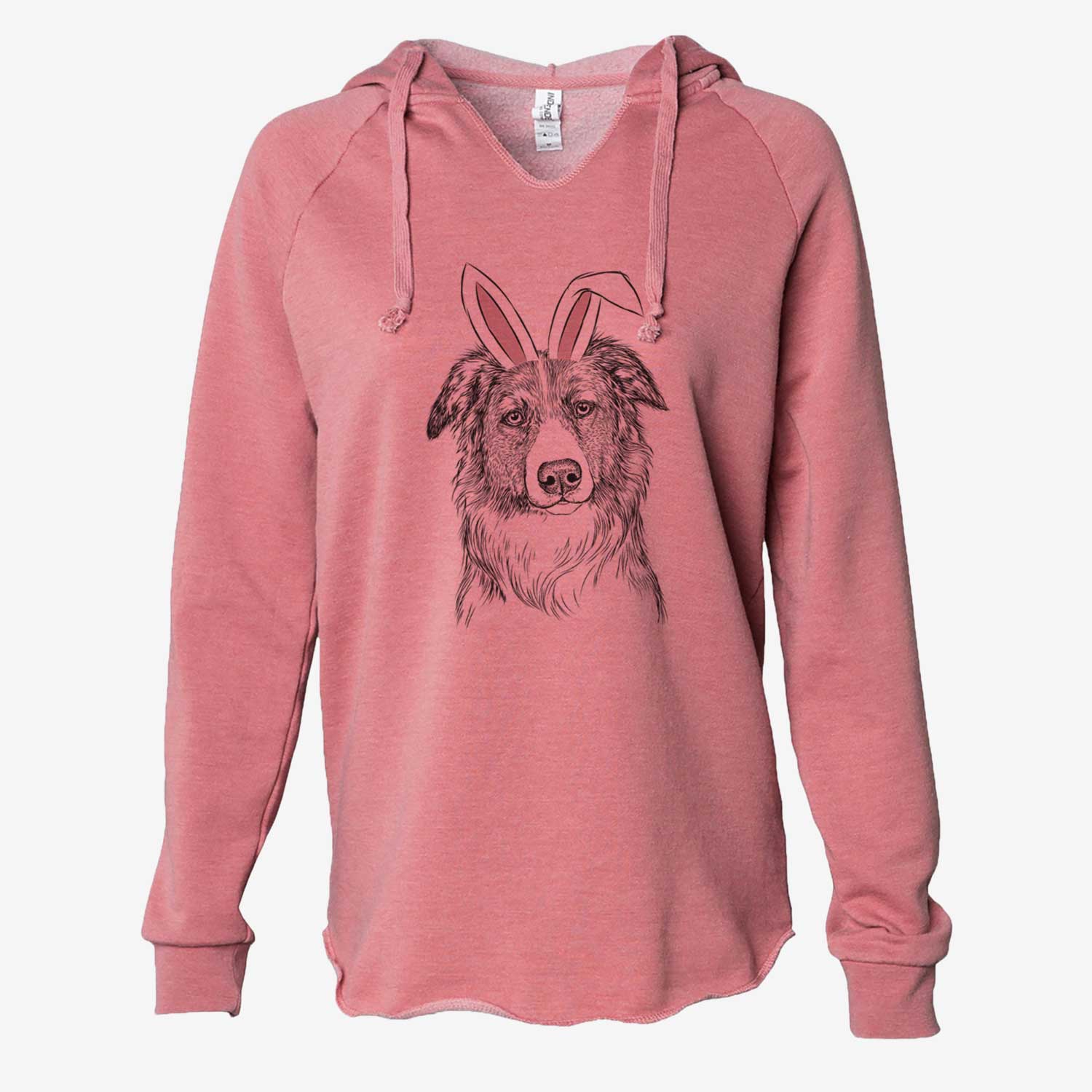 Easter Cynder the English Shepherd - Cali Wave Hooded Sweatshirt - Image 6
