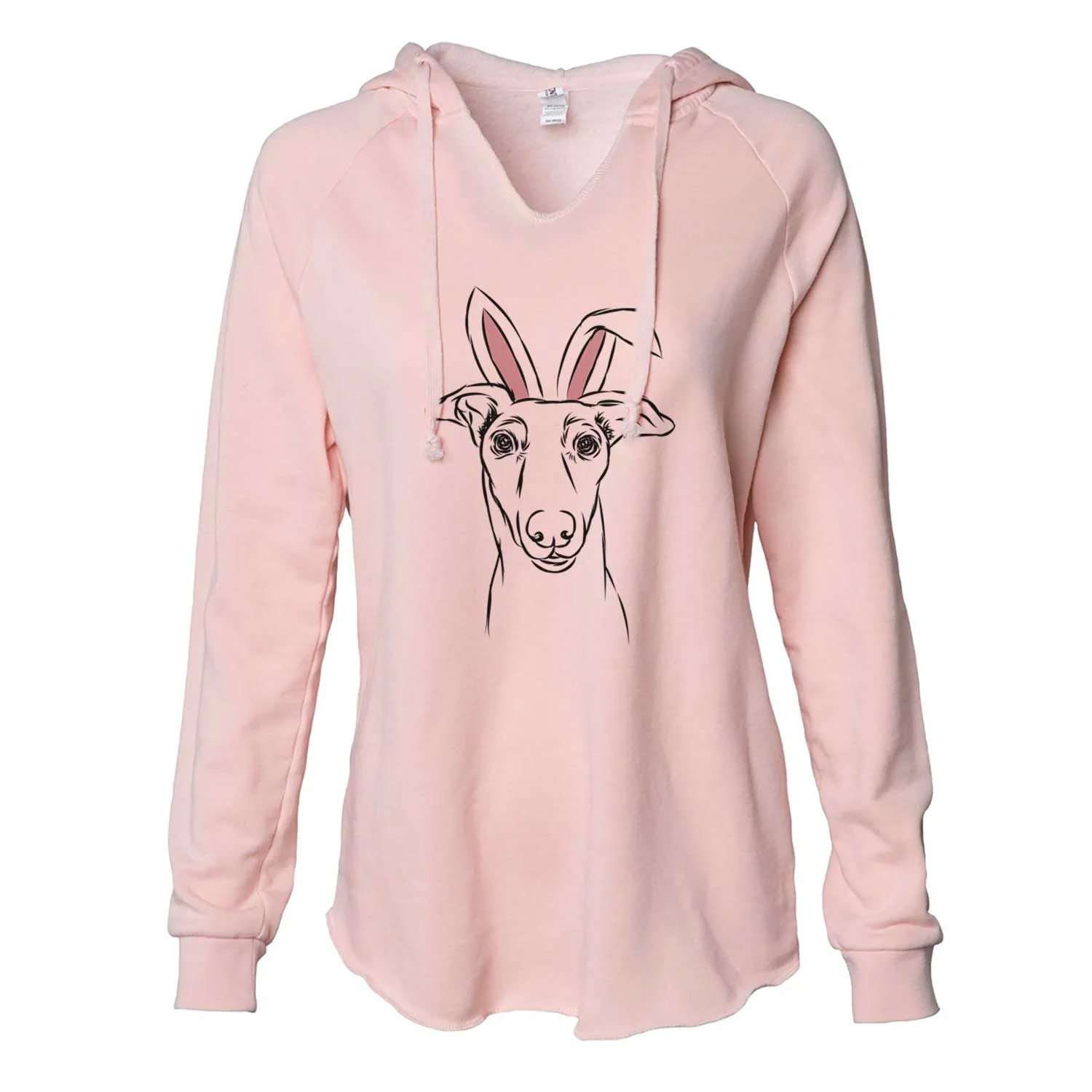 Easter Diva the Greyhound - Cali Wave Hooded Sweatshirt - Image 5