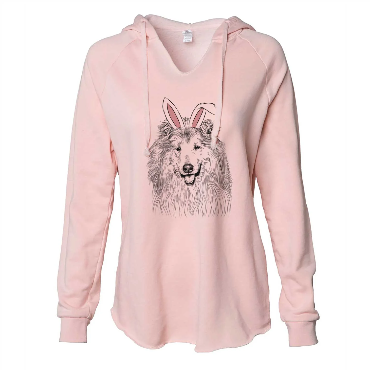 Easter Donnan the Rough Collie - Cali Wave Hooded Sweatshirt - Image 5