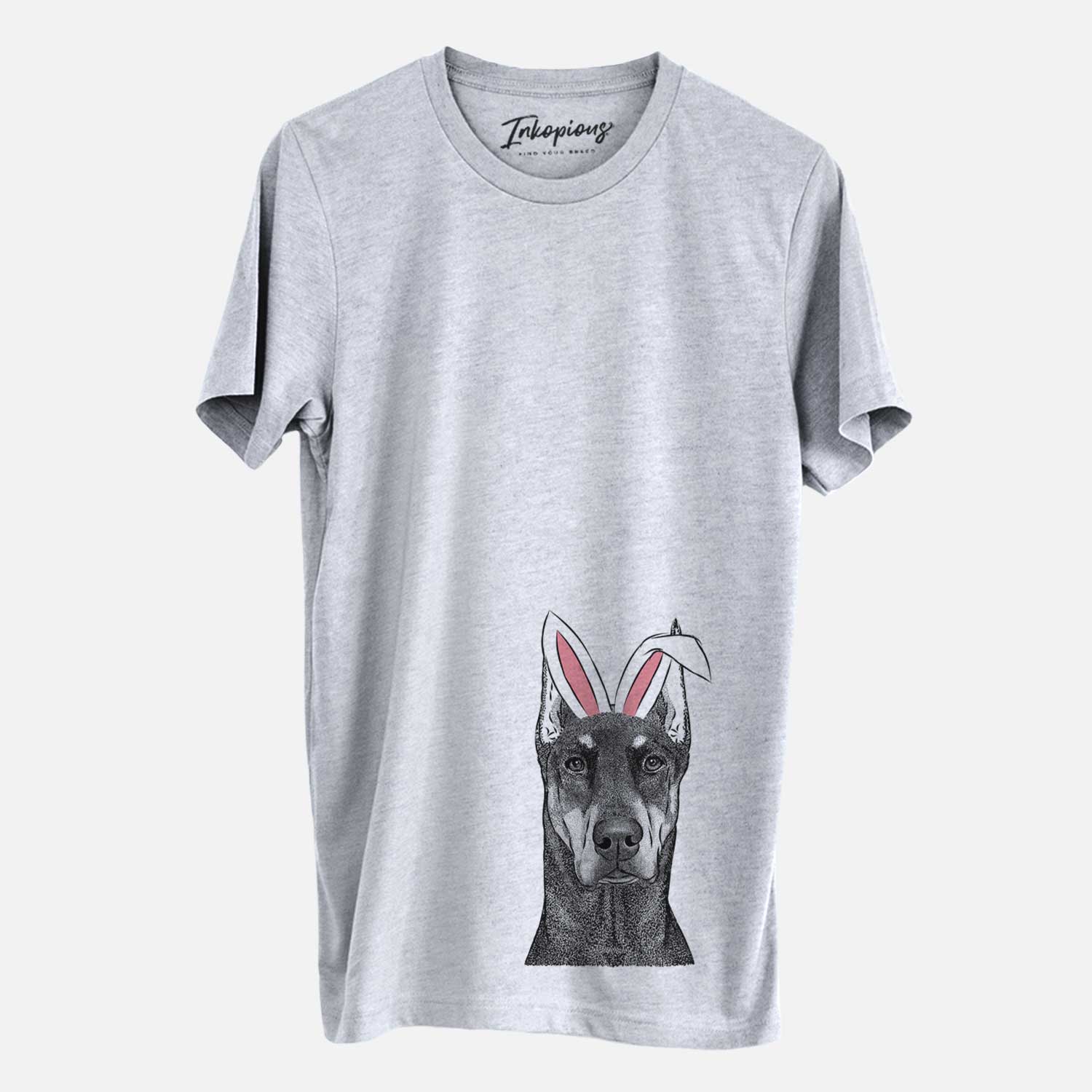 Easter Drake the Doberman Pinscher - Unisex Crewneck - Image 2