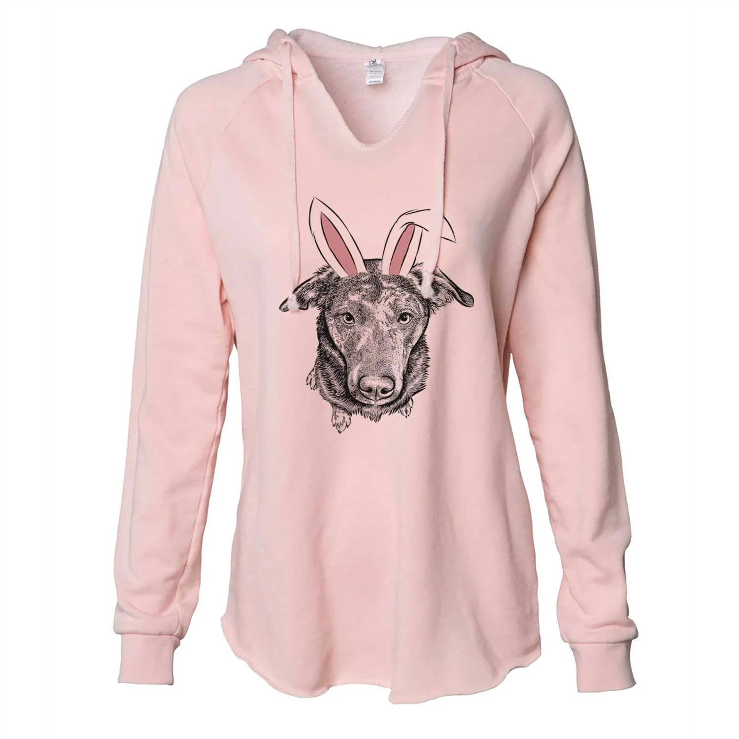 Easter Echo the Pitbull Beagle Mix - Cali Wave Hooded Sweatshirt - Image 5