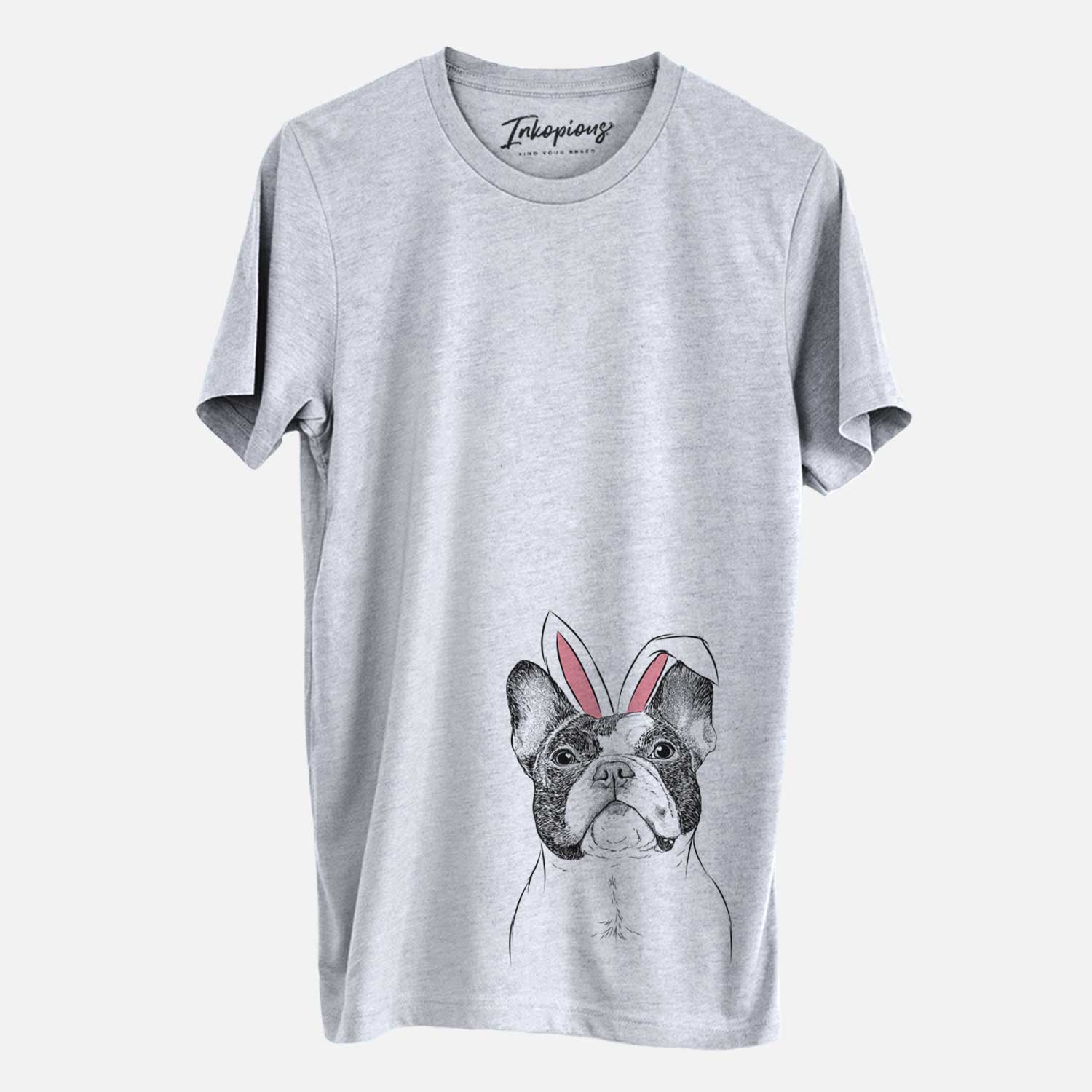 Easter Ella the French Bulldog - Unisex Crewneck - Image 2
