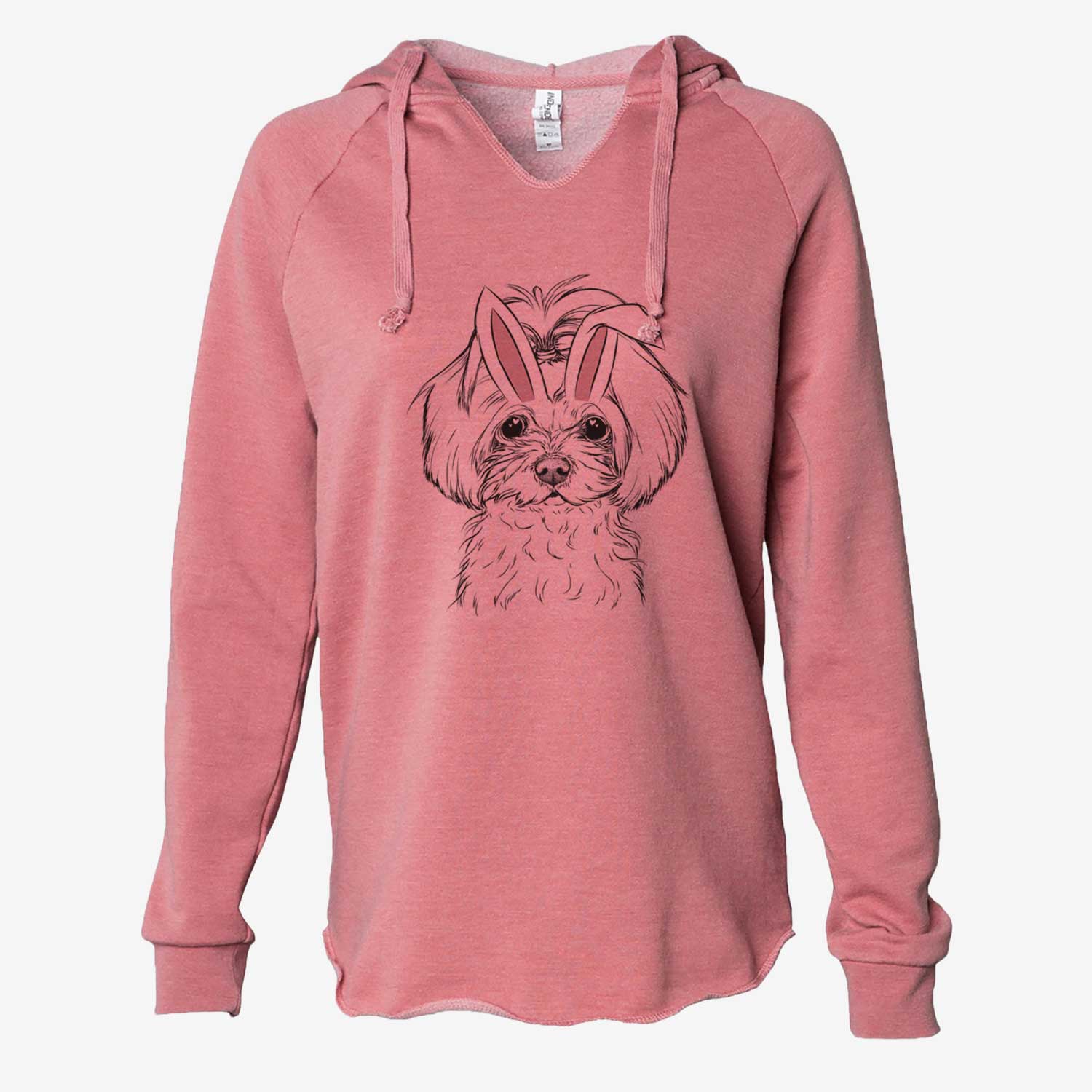 Easter Ellie the Maltese - Cali Wave Hooded Sweatshirt - Image 6