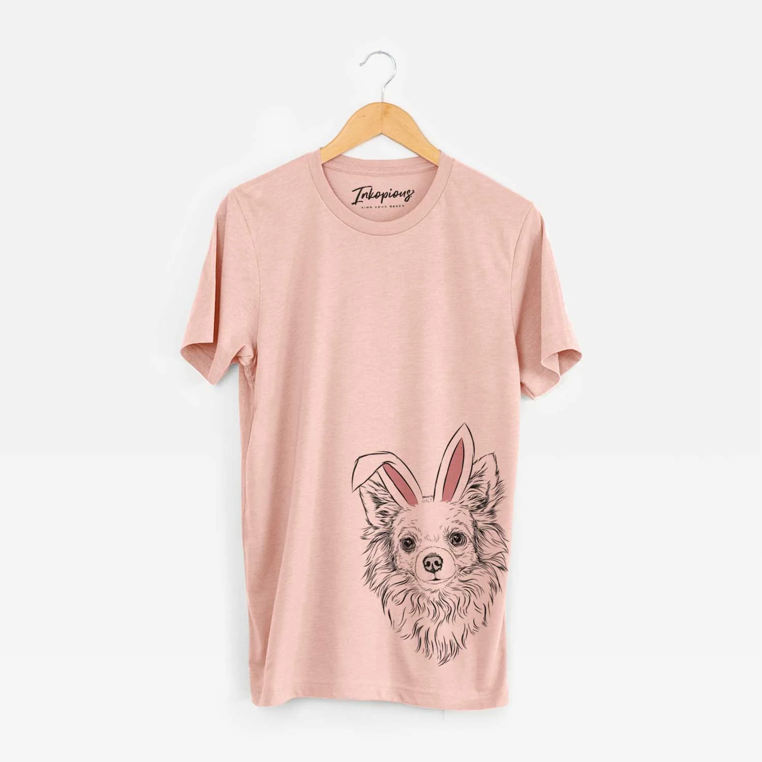 Easter Emma the Longhaired Chihuahua - Unisex Crewneck - Image 3