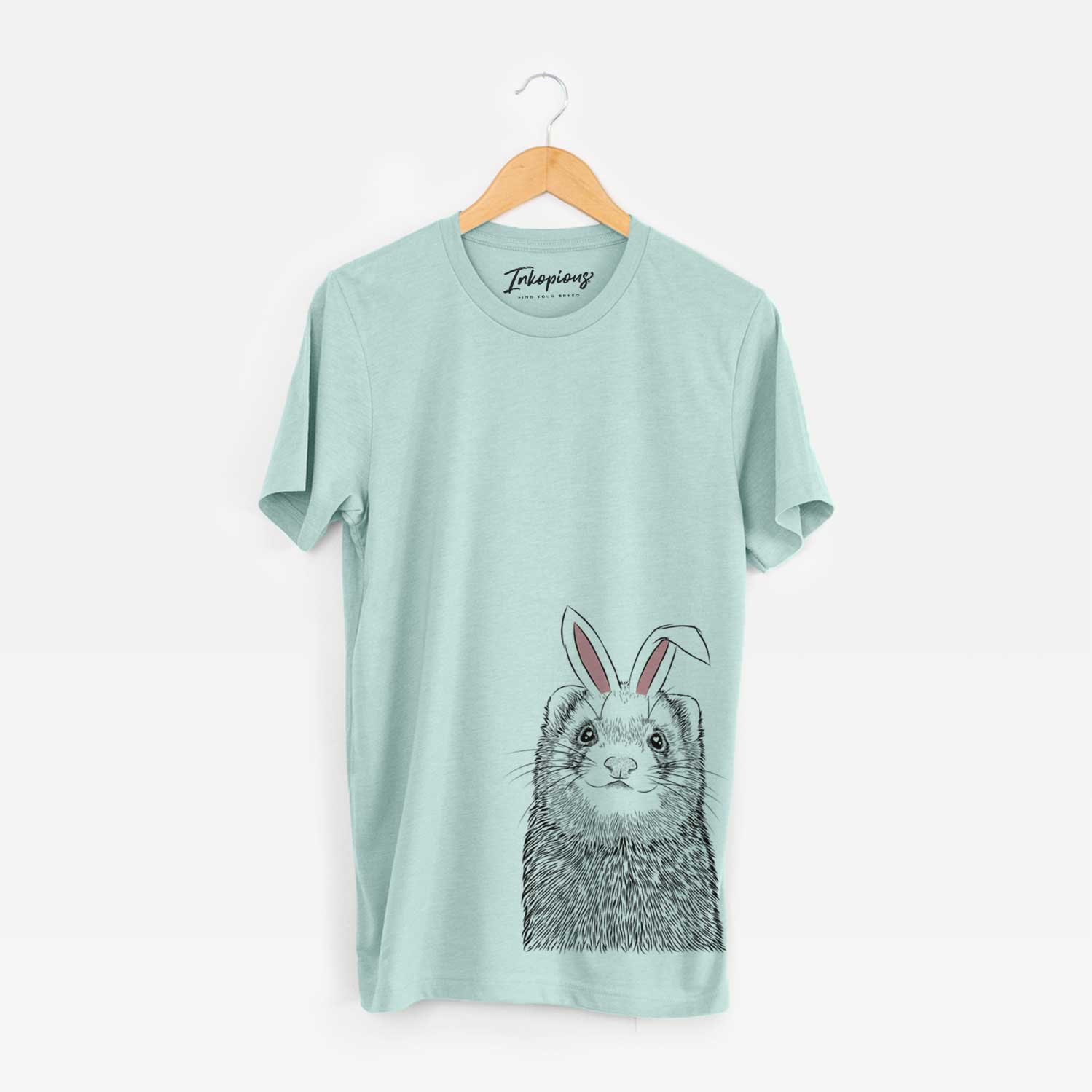 Easter Fig the Ferret - Unisex Crewneck - Image 5
