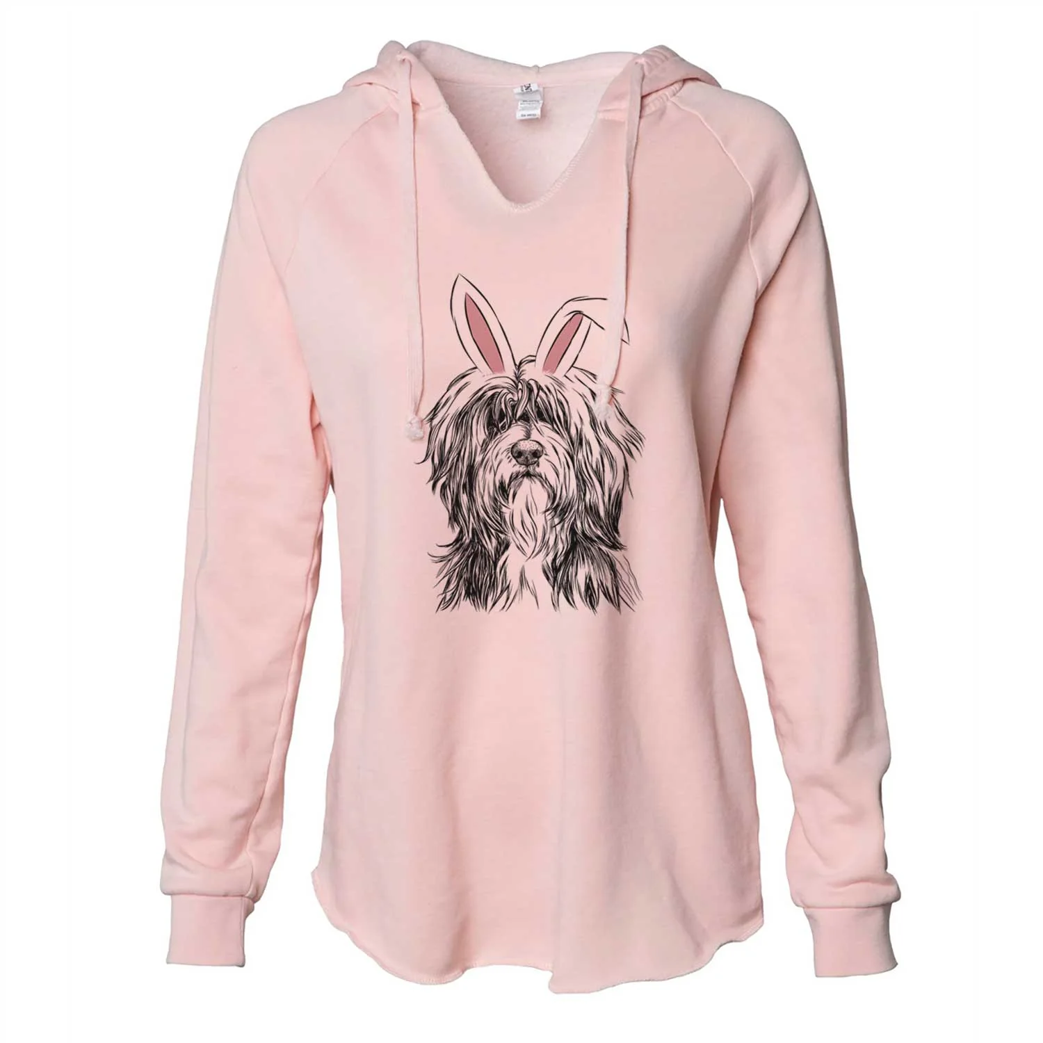 Easter Fiji the Polish Lowland Sheepdog - Cali Wave Hooded Sweatshirt - Image 5