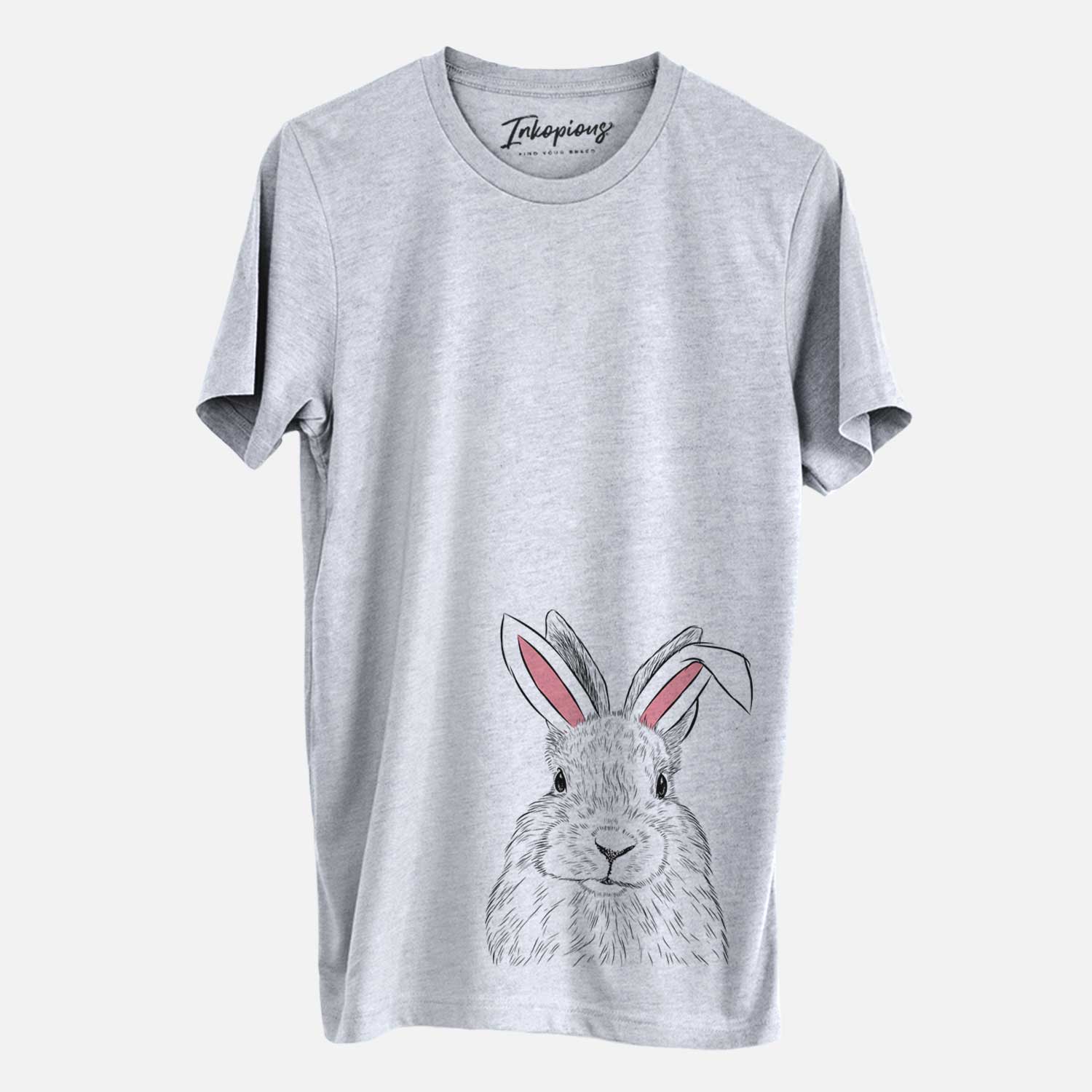 Easter Flower the Rex Rabbit - Unisex Crewneck - Image 2