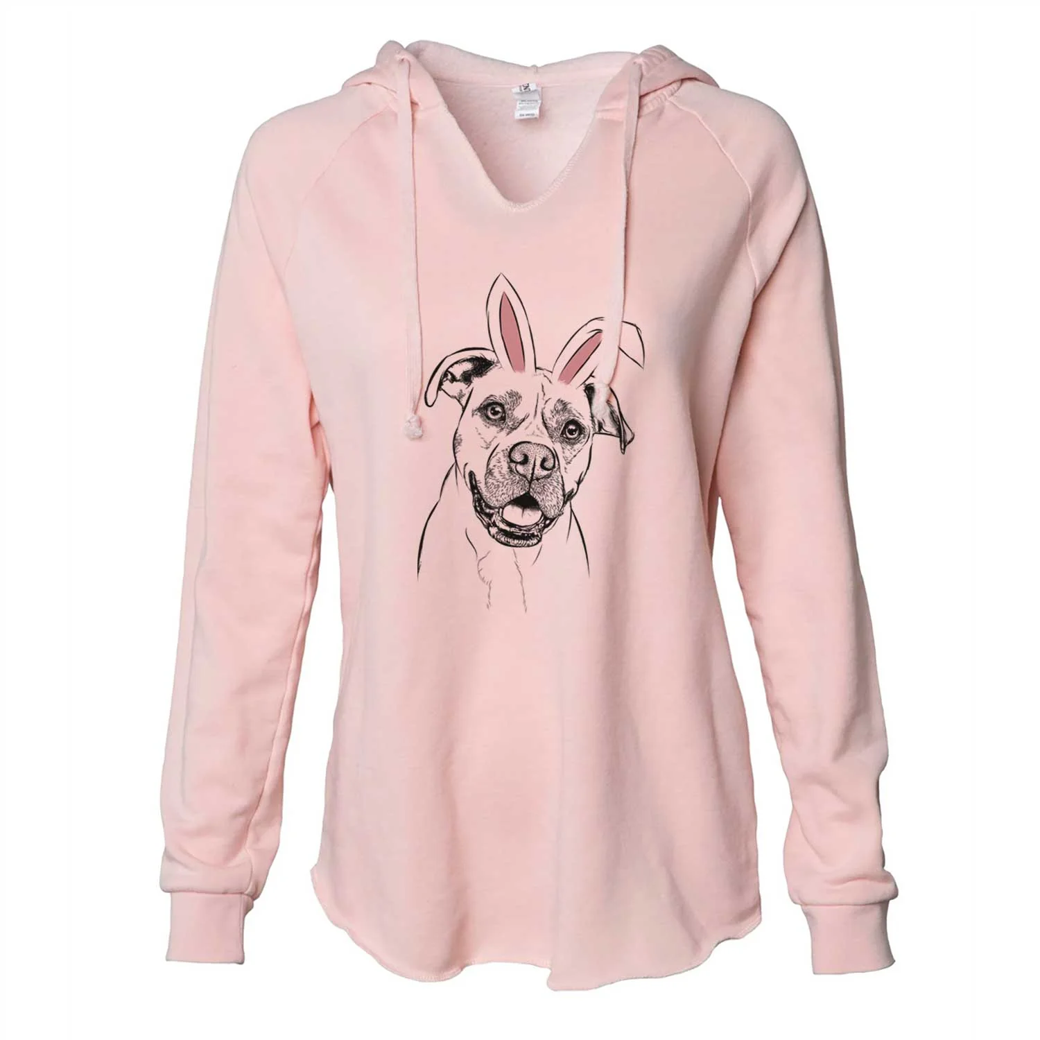 Easter Frankie Tankie the Boxer Mix - Cali Wave Hooded Sweatshirt - Image 5