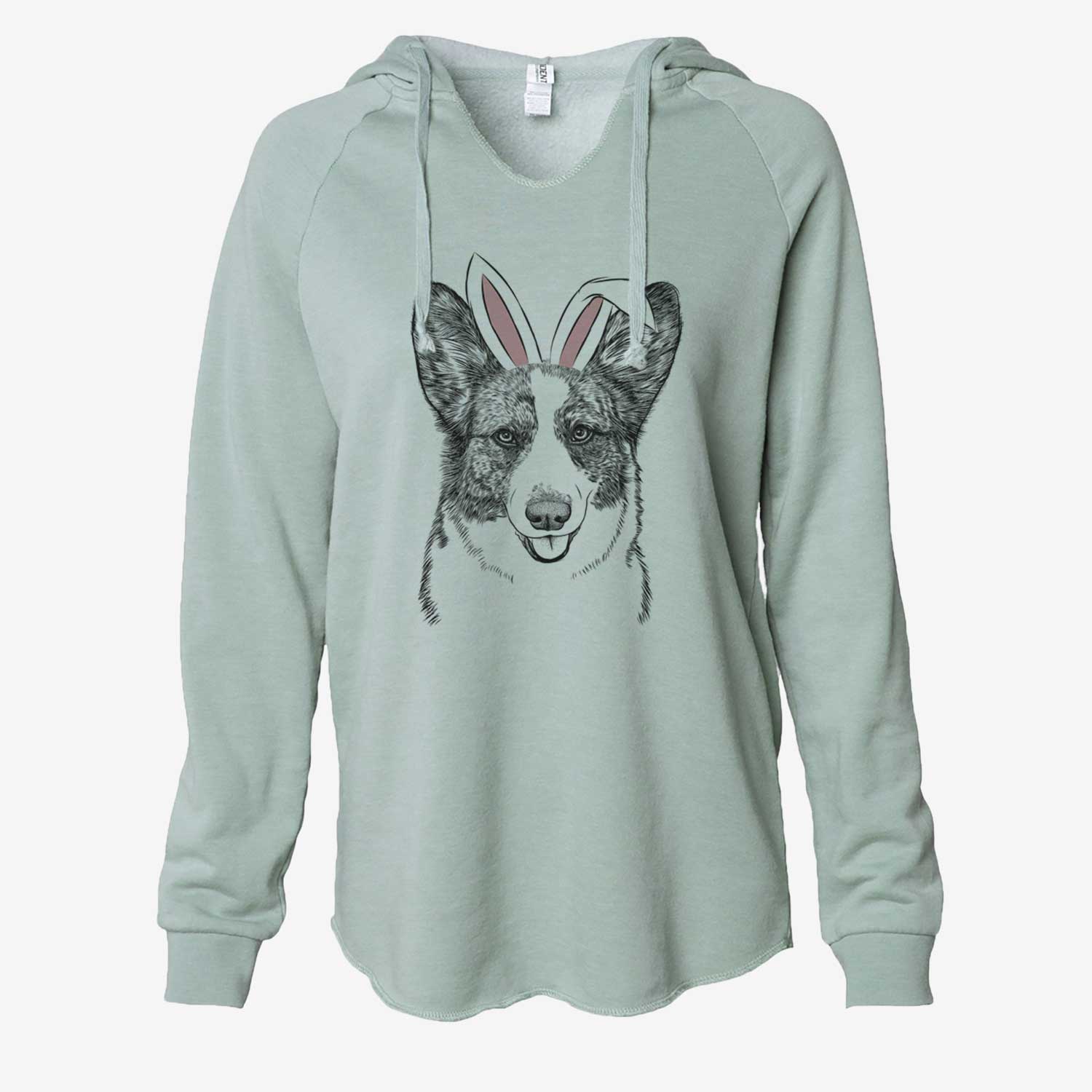 Easter Gabby the Cardigan Welsh Corgi - Cali Wave Hooded Sweatshirt - Image 7