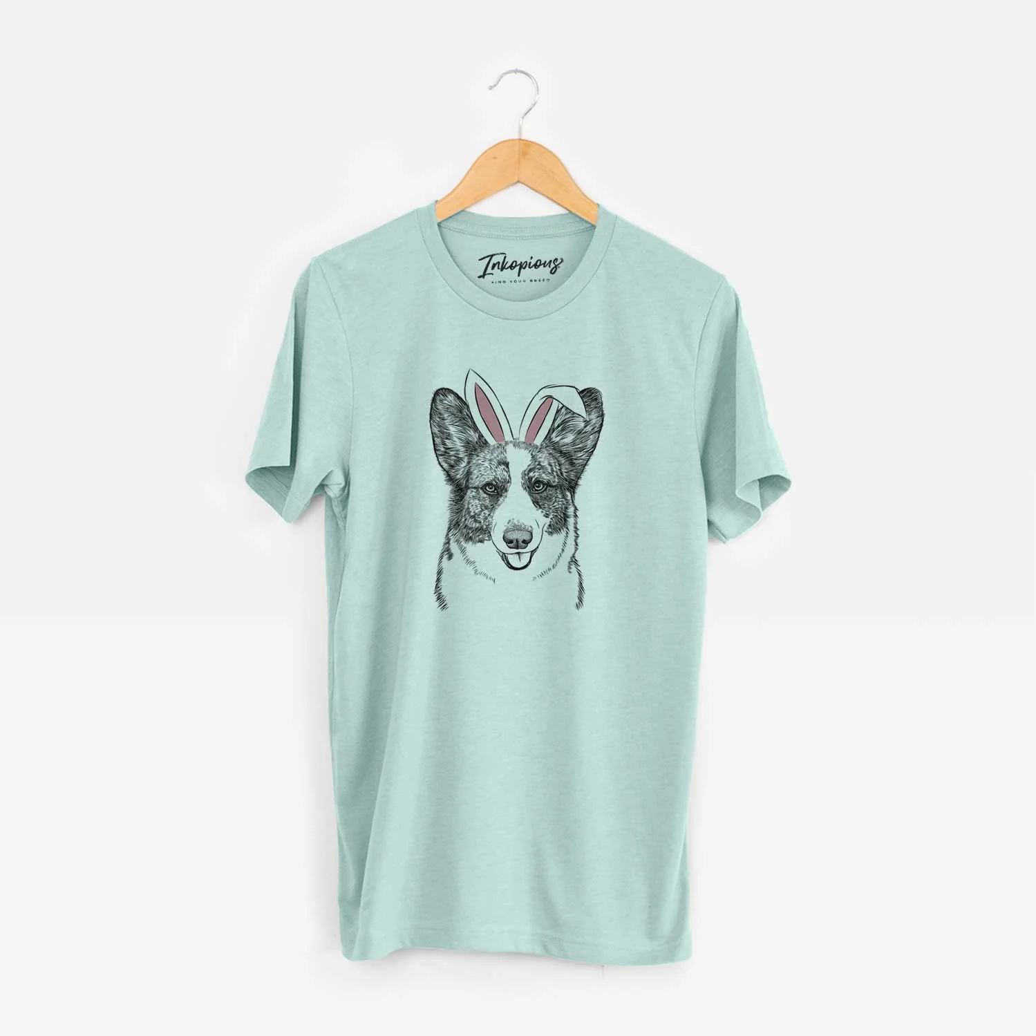 Easter Gabby the Cardigan Welsh Corgi - Unisex Crewneck - Image 9