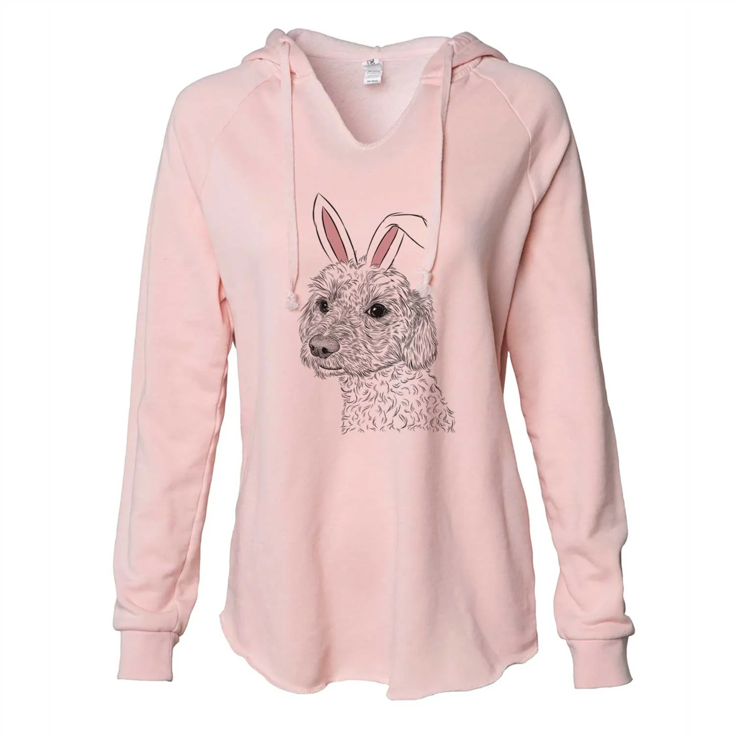 Easter Georgie Boy the Mixed Breed - Cali Wave Hooded Sweatshirt - Image 5