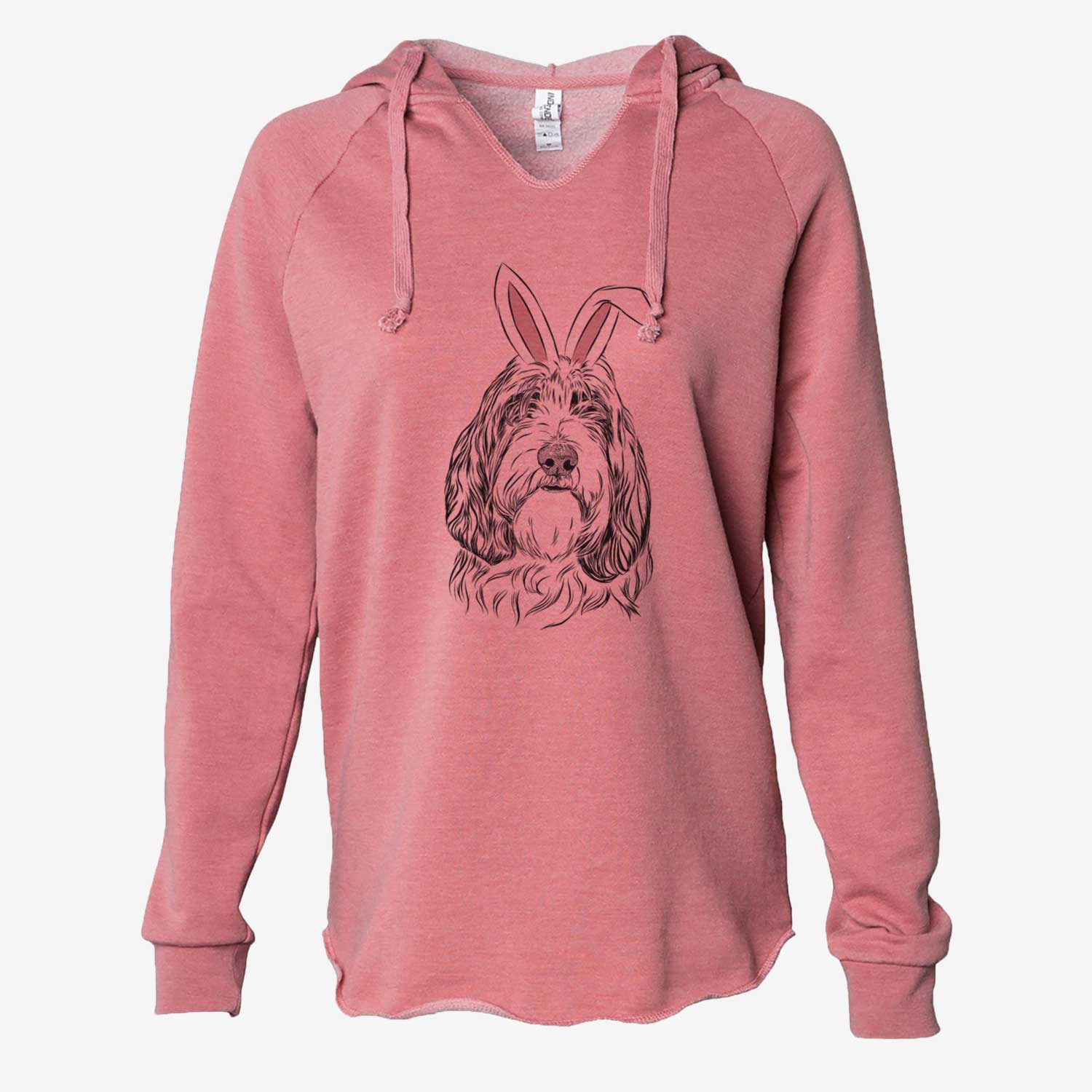 Easter Gerard the Petit Basset Griffon Vendeen - Cali Wave Hooded Sweatshirt - Image 6