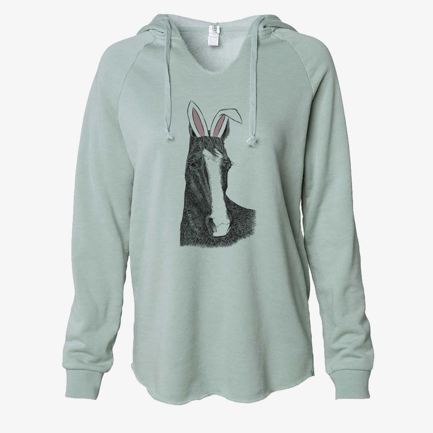 Easter Gibson the Tennessee Walking Horse - Cali Wave Hooded Sweatshirt - Image 7