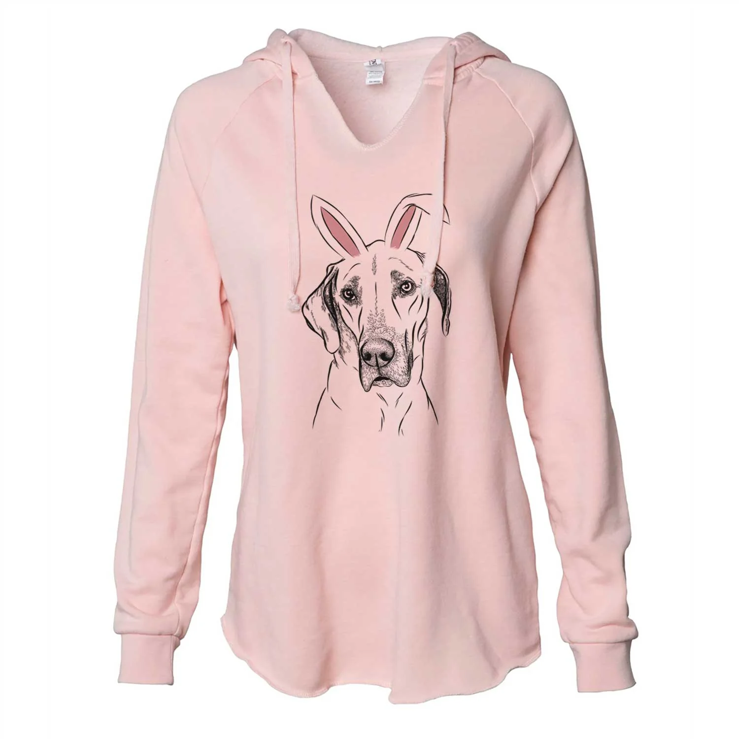 Easter Gracie the Great Dane - Cali Wave Hooded Sweatshirt - Image 5