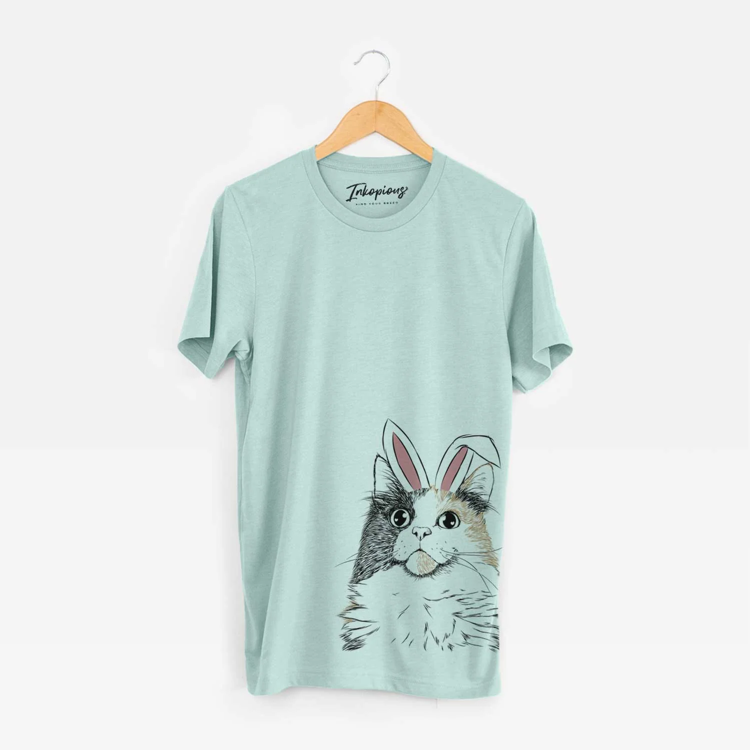 Easter Greta the Calico Cat - Unisex Crewneck - Image 5