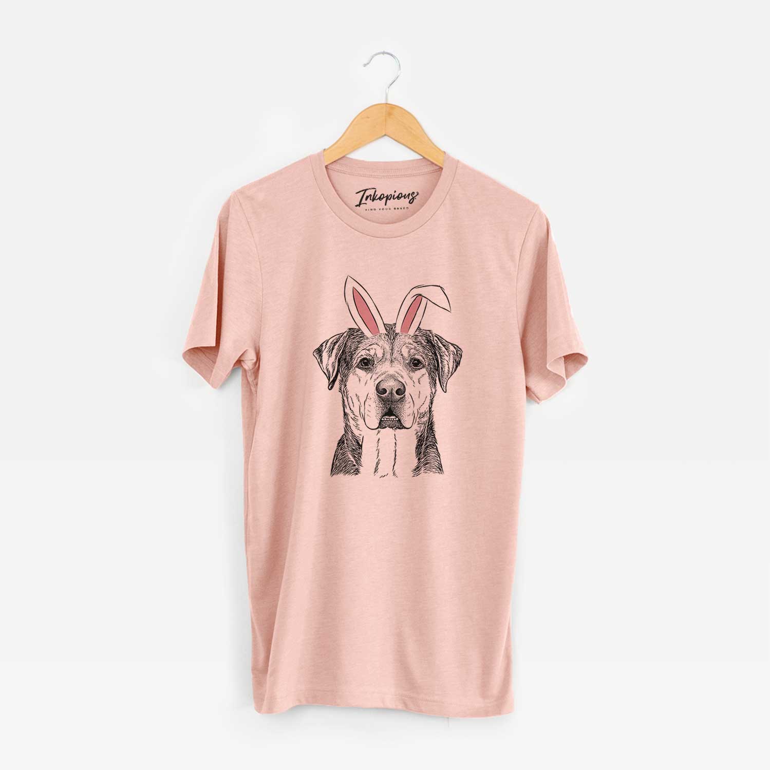 Easter Gus the Rottweiler Mix - Unisex Crewneck - Image 7