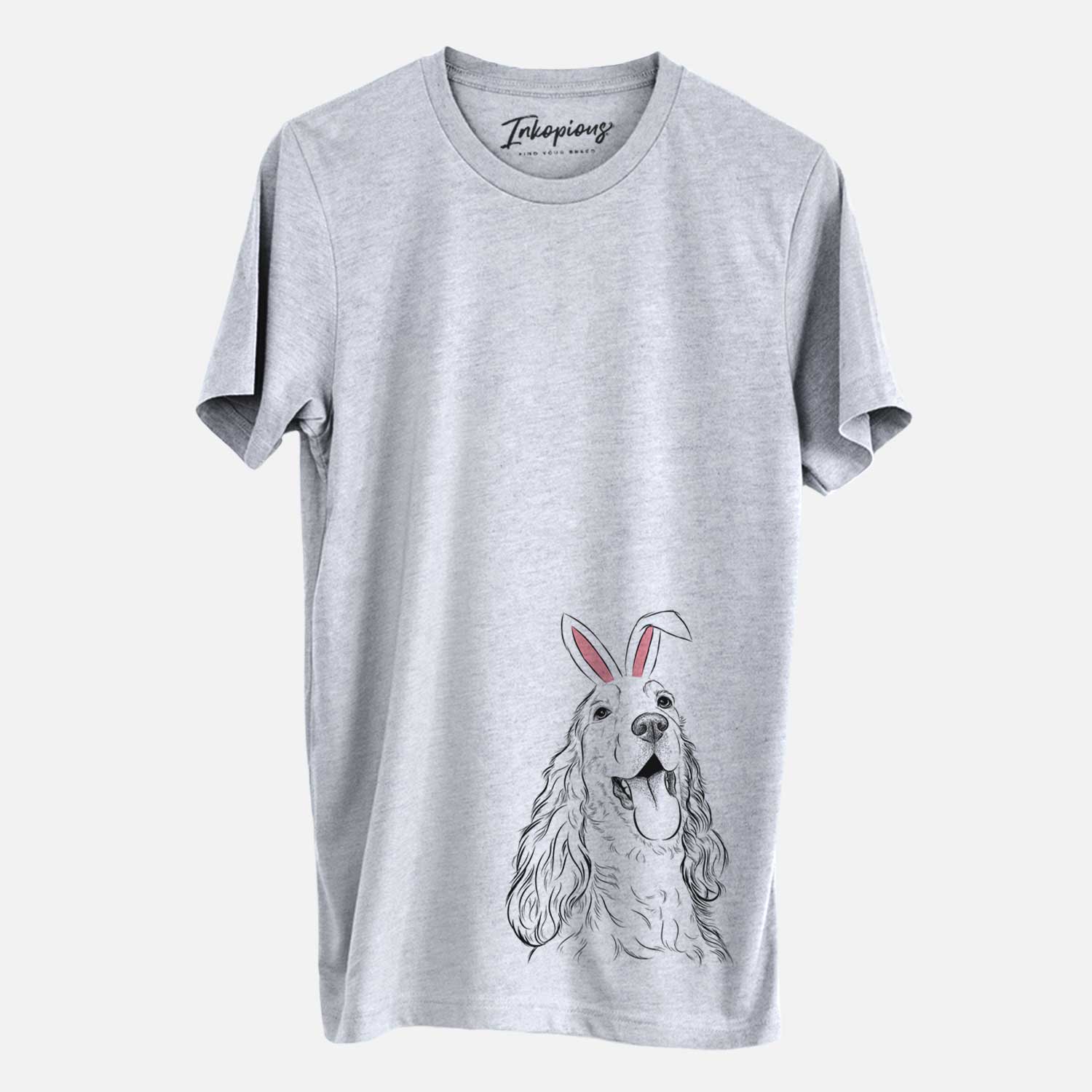 Easter Happy Henry the English Cocker Spaniel - Unisex Crewneck - Image 2